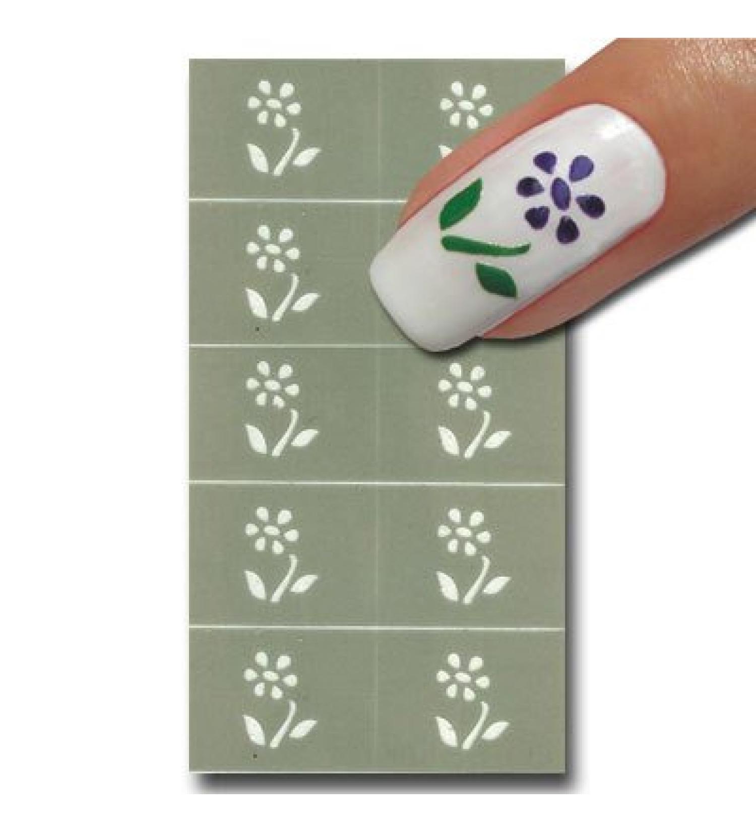 Magic Items Nail Art Nail Polish Stencil Nail Art #15
