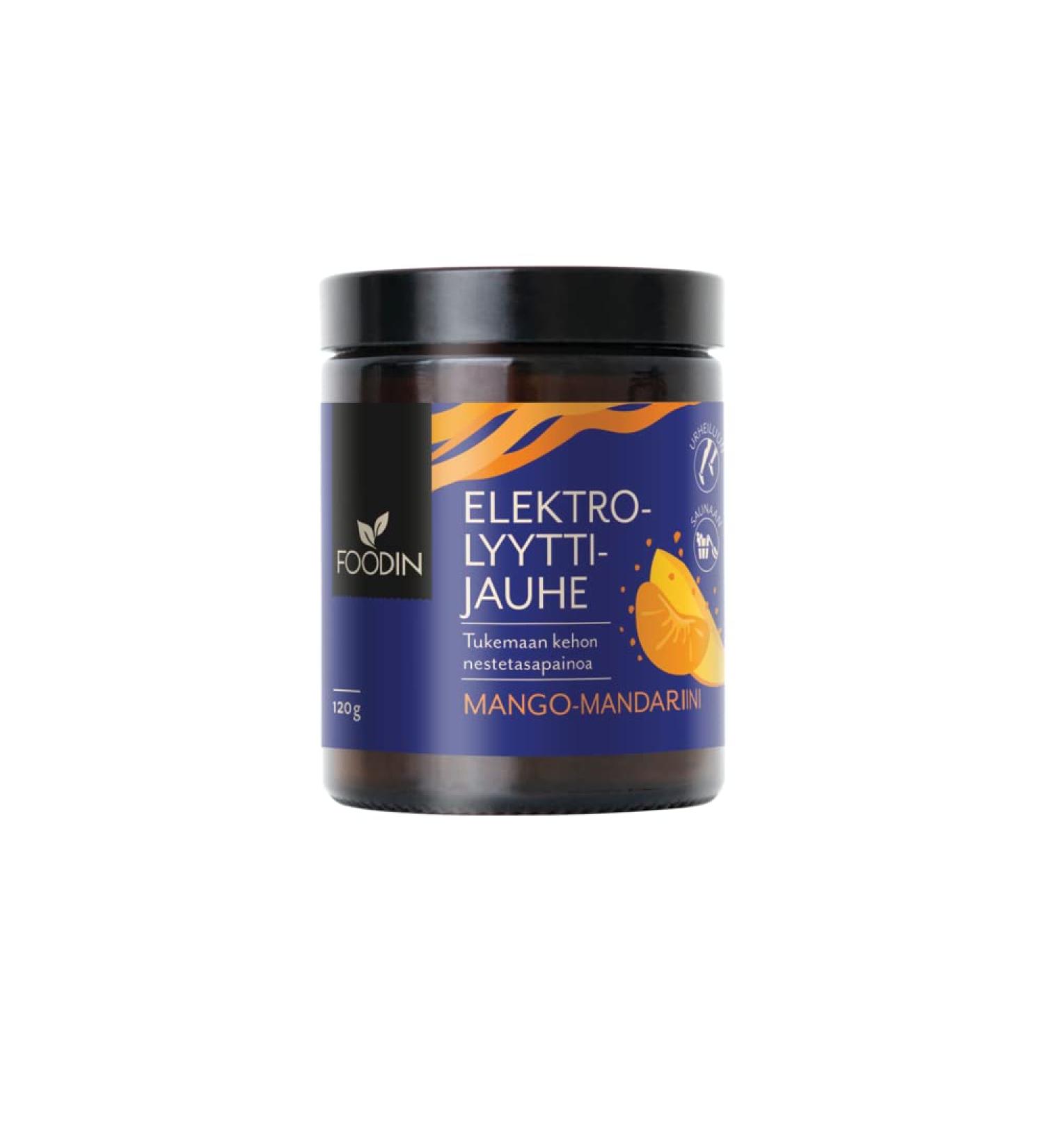 Foodin Electrolyte Powder Blend Mango-Mandarin 120g