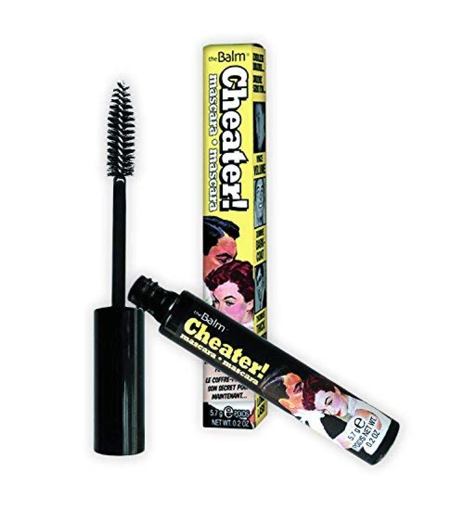 The Balm Cheater! Volumizing Mascara  Black  Non-Clumping & Buildable  0.2 Ounce (Pack of 1)