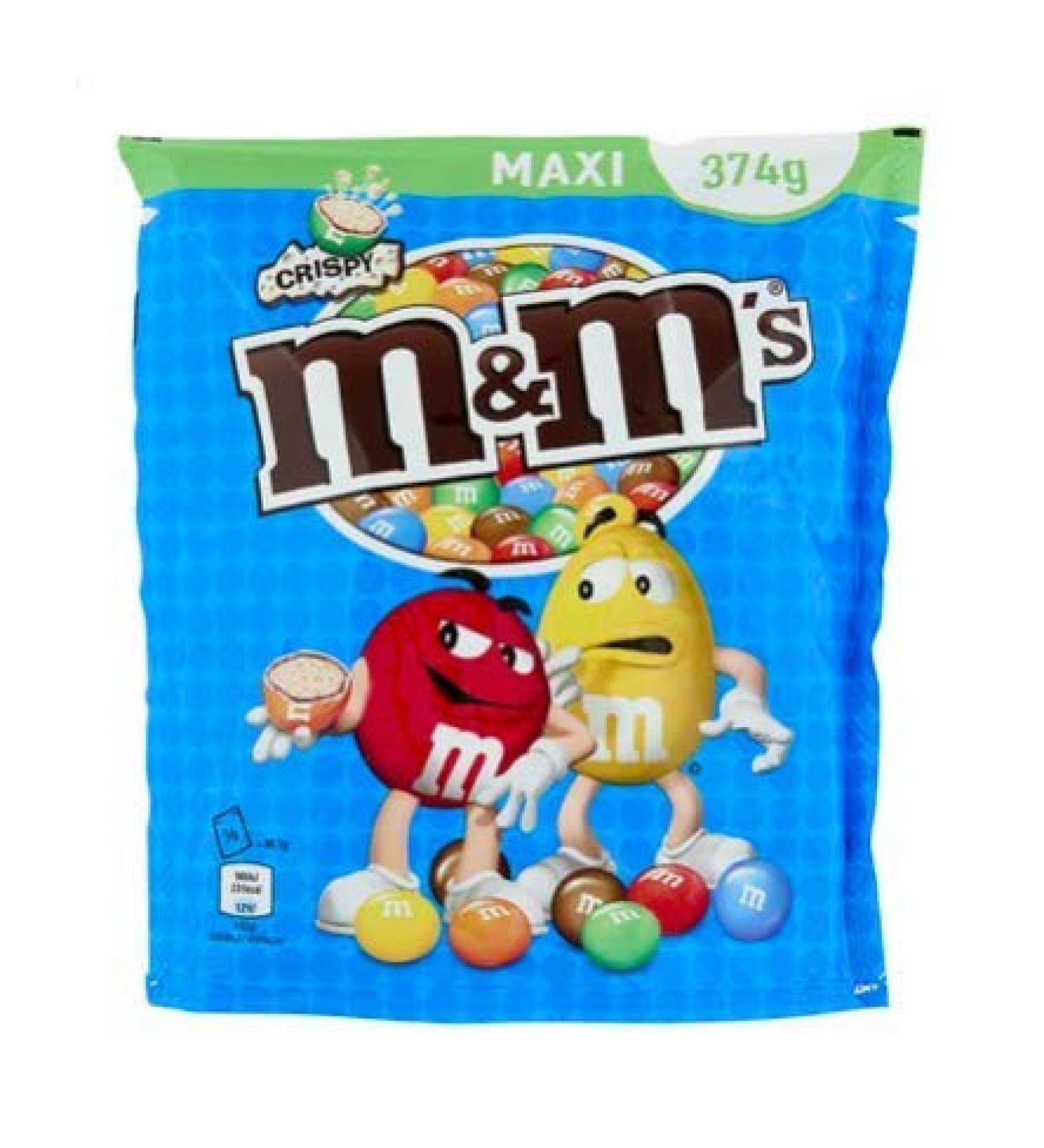  M&M's M&M's Chocolate Crispy Candy | M&M's | Maxi Crispy | Total weight 374 g - Buy Online on GoSupps.com