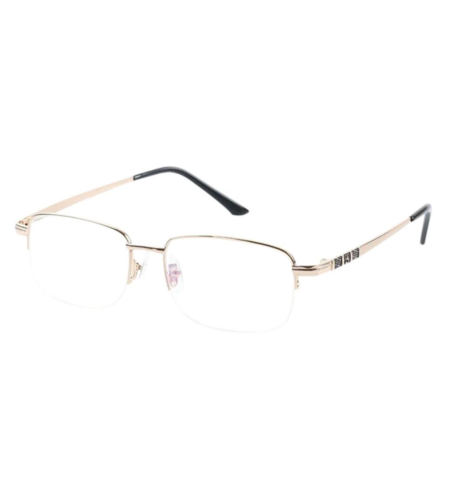 Shop Meijunter Multifunction Fashion Reading Glasses for Men - Metal Frame Smart Zoom +1.0 to +3.0 Strength - Stylish Gold Design - Buy Online on GoSupps.com