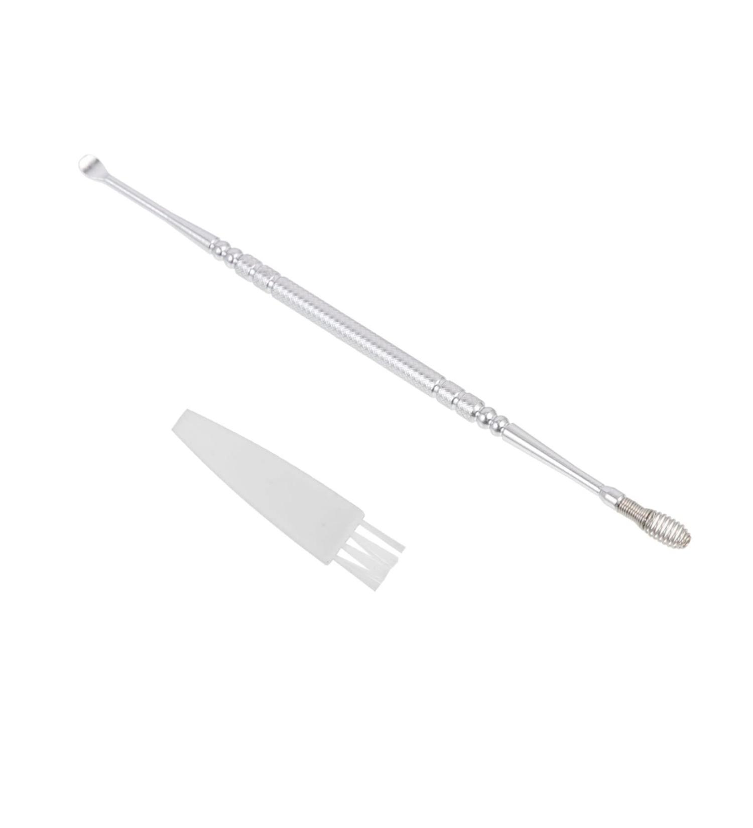 Spiral Ear Pick: Reusable Earwax Remover & Cleaner Tool - Portable and Convenient Spring Silver Design - Household Metal Ear Cleaning Tool - 13x0.5CM - Buy Online on GoSupps.com