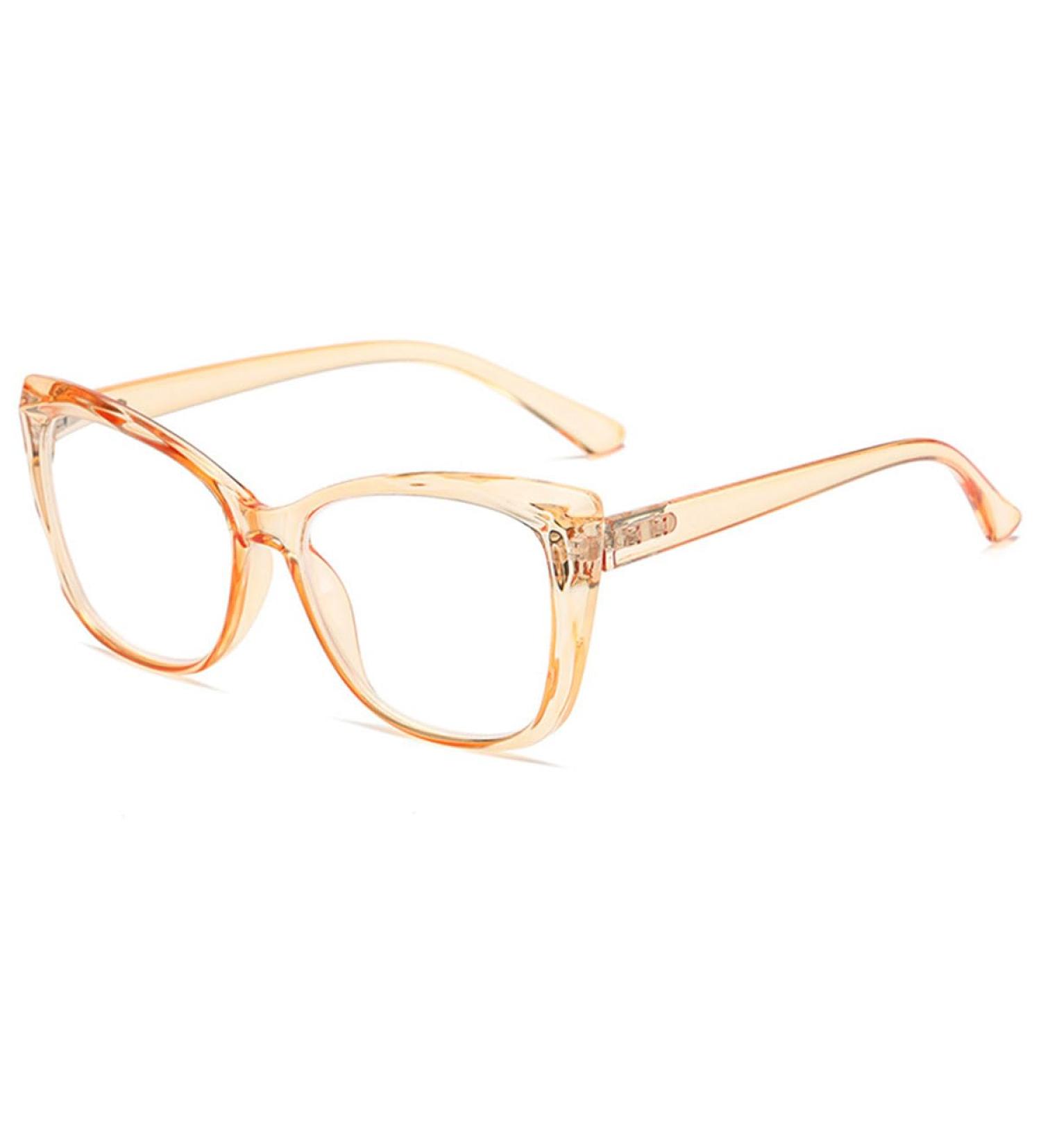 Koosufa Women's Large Cateye Anti-Blue Light Reading Glasses - Horn-Rimmed Anti-Tired 0.0 to 4.0 Strength Options - Stylish & Comfortable Eyewear for Fashionable Cat Lovers - Buy Online on GoSupps.com