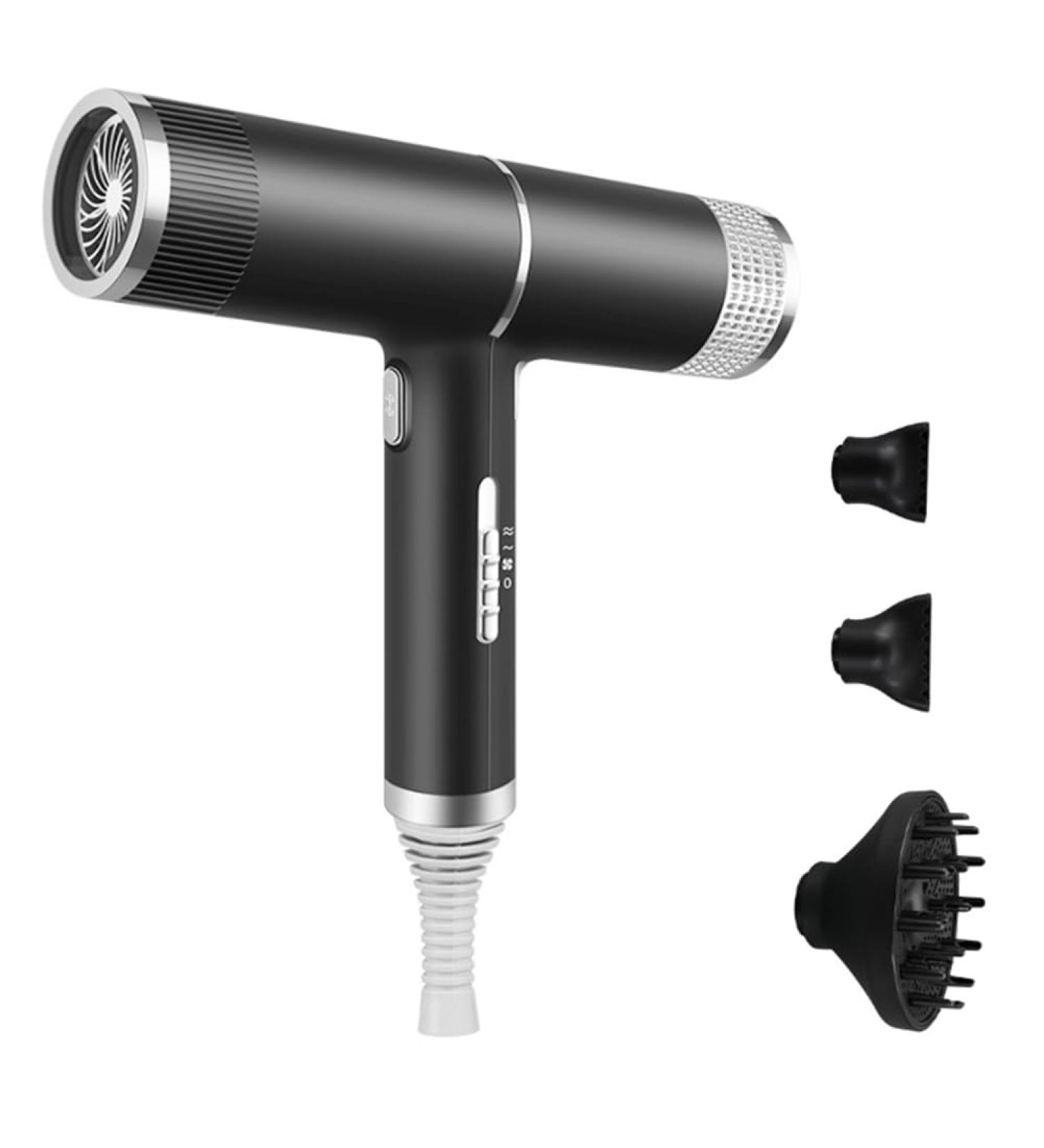 XGFTHG Professional Hair Dryer Negative Ionic Blow Dryer Hot Cold Wind Salon Hair Styler Tool Electric Hair Blowdryer Easy Install US Plug - Buy Online on GoSupps.com