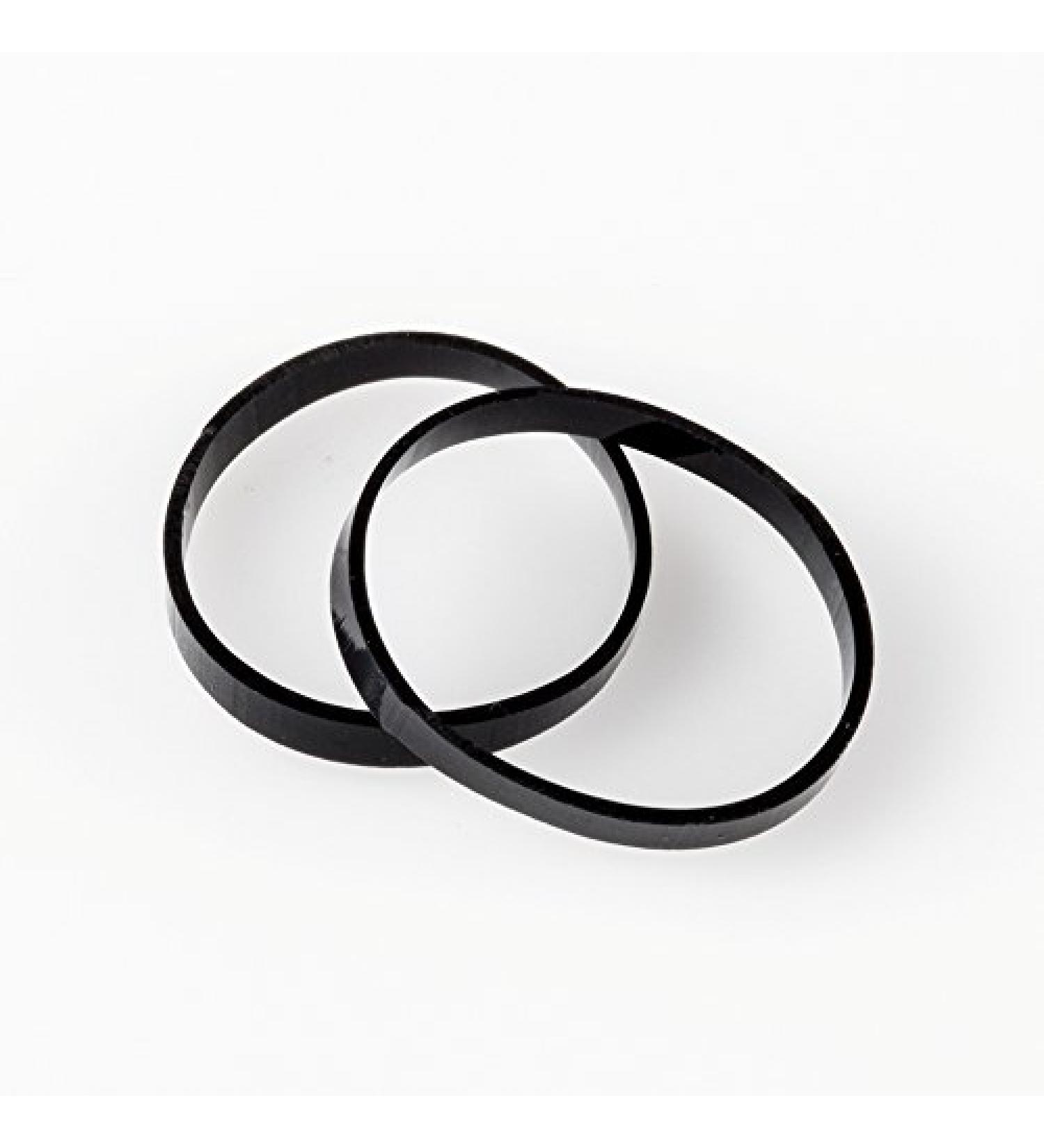 Premium 20mm Black Hair Elastics - Pack of 100 Strong & Reusable Polybands by ElasticU - Buy Online on GoSupps.com