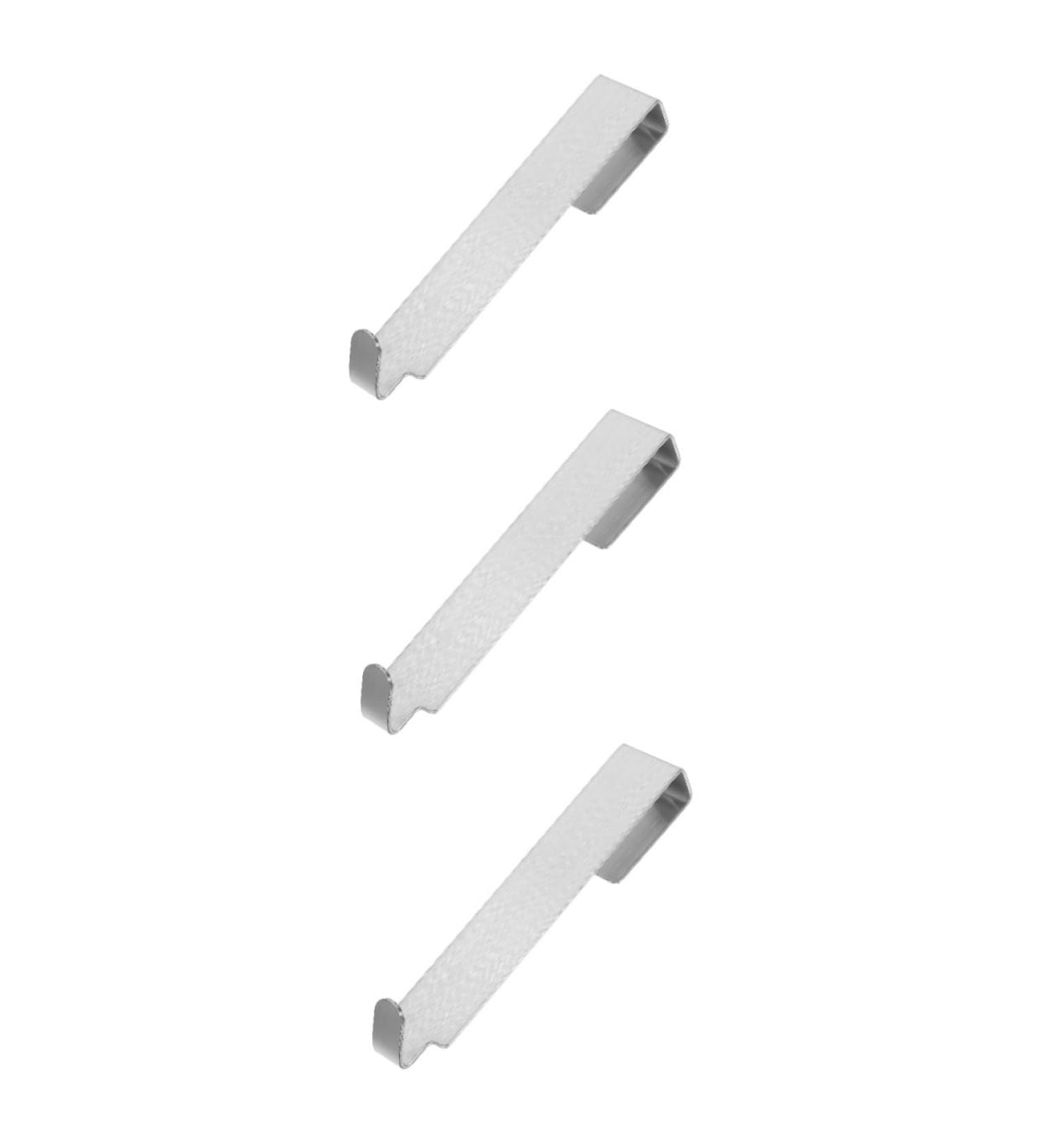 Alipis 3pcs Bathroom Hook Glass Shower Door Dish Towel Holder Hat Hook Coat Hooks Extender with Hook Silverx3pcs 13.2X2X4CMx3pcs - Buy Online on GoSupps.com