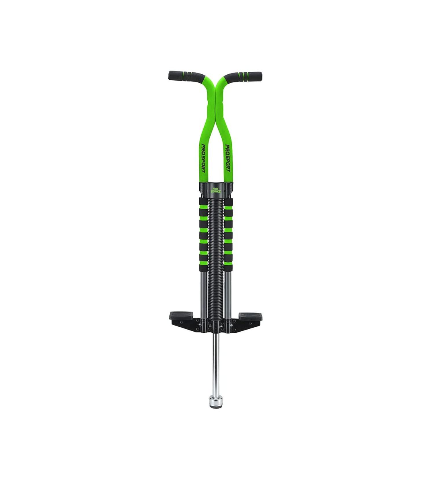 New Bounce Pro Sport Edition Pogo Stick for Kids Ages 9 and Up - 80 to 160 Lbs - Quality Easy Grip PogoStick in Black & Green for Hours of Fun - Buy Online on GoSupps.com