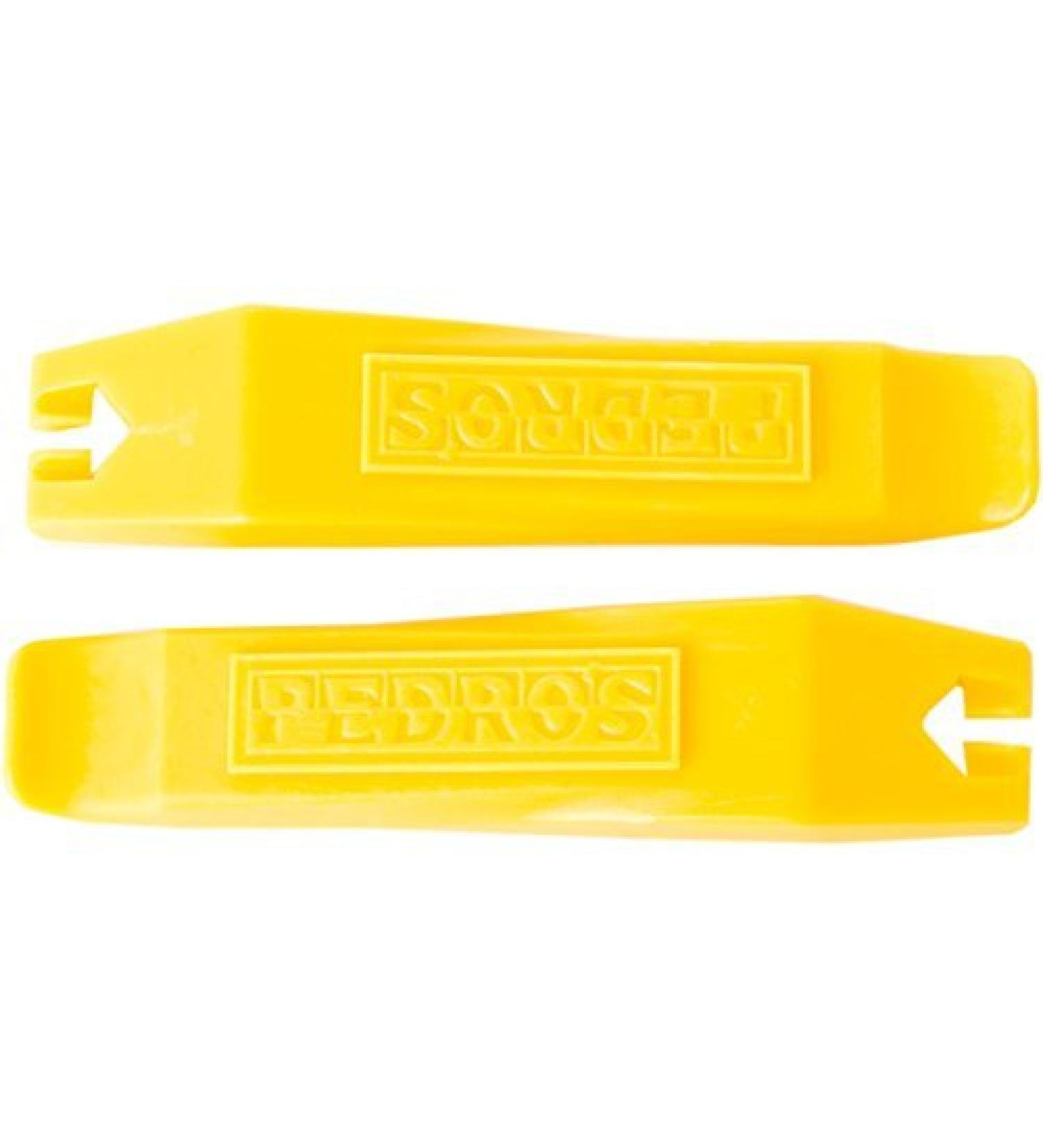 Pedro's Bicycle Tire Lever - Pair (Pack of 2, Yellow)