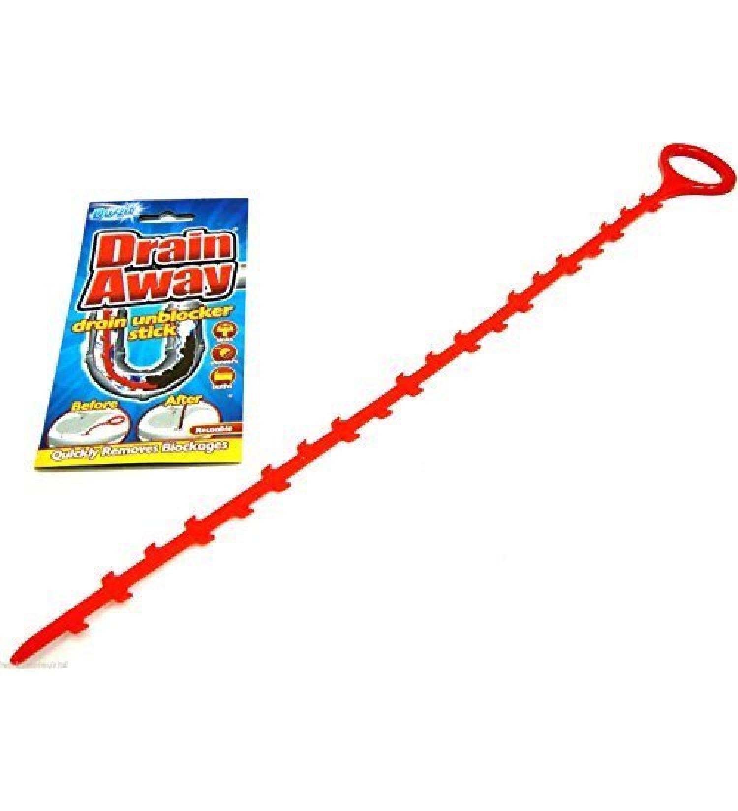 151 DZT1103 Duzzit Away Reusable Drain Unblocker Stick for Sinks Showers Baths Basins (1) - Buy Online on GoSupps.com
