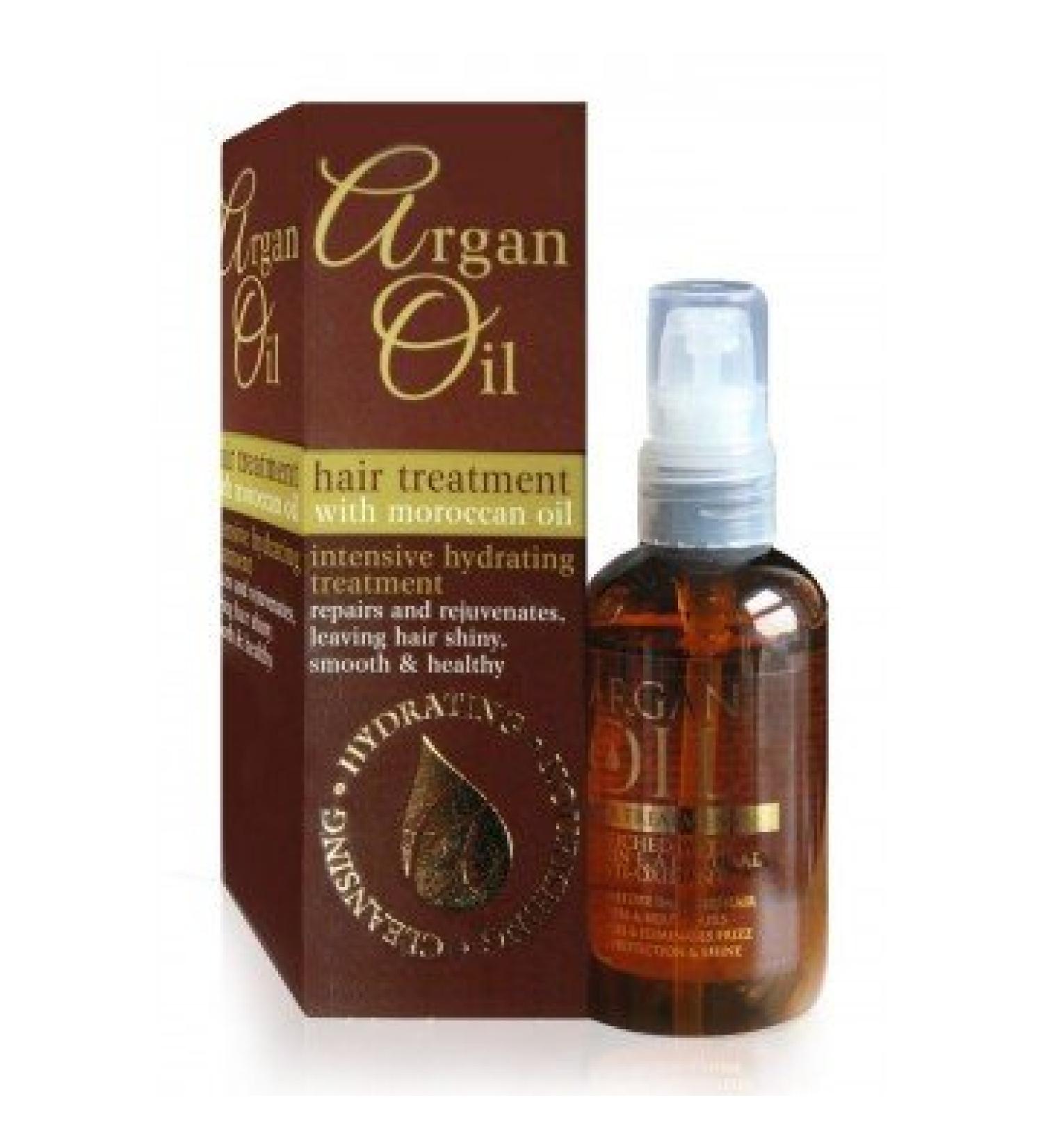 3x100ml Argan Oil Hair Treatment With Moroccan Oil & Vitamin E