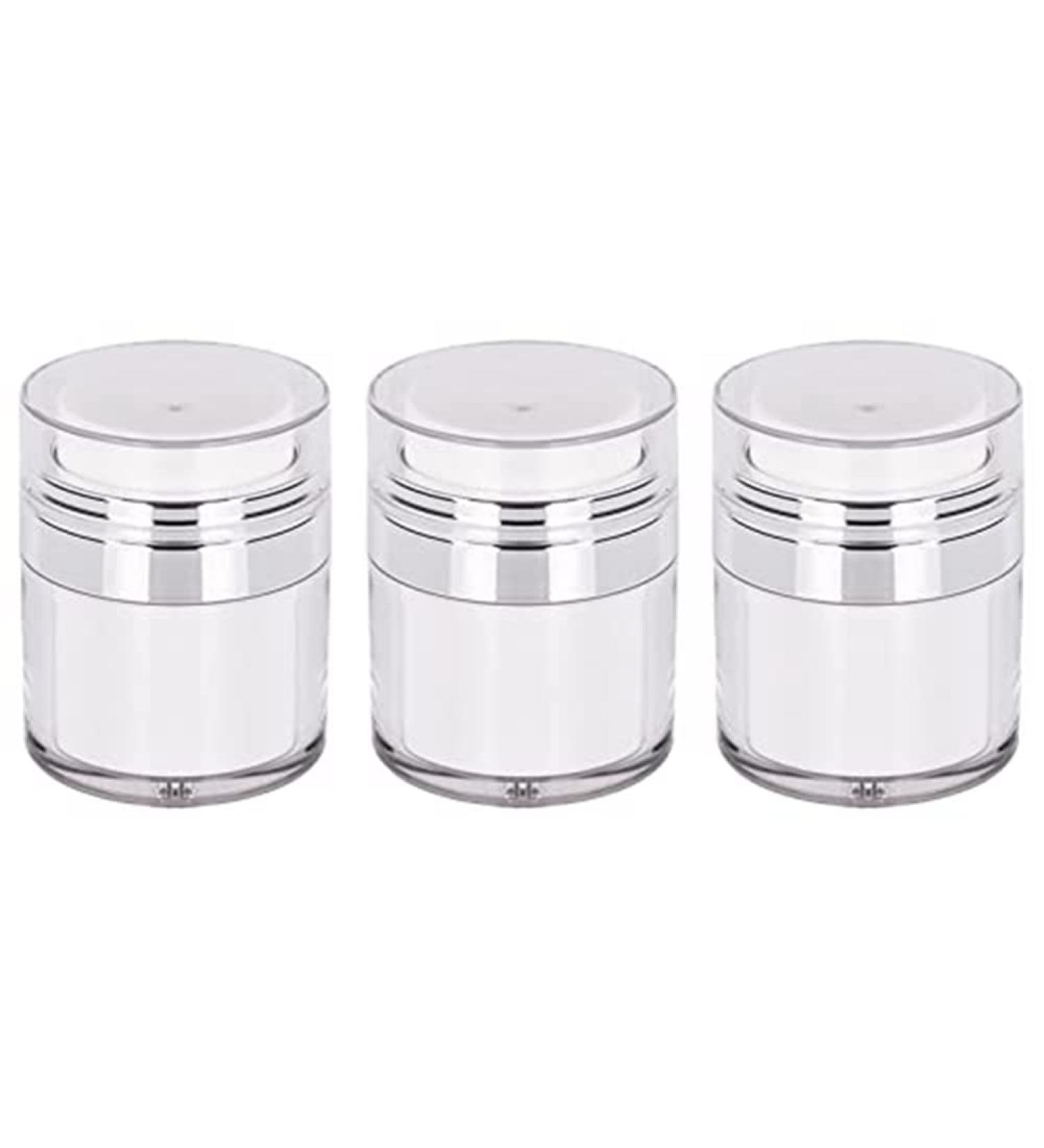 Myhoomowe Empty Bottle Cream Jar 50 Ml Pump Jar Without Portable Lotion Dispenser Travel Container Makeup Creams 3 Pieces - Buy Online on GoSupps.com