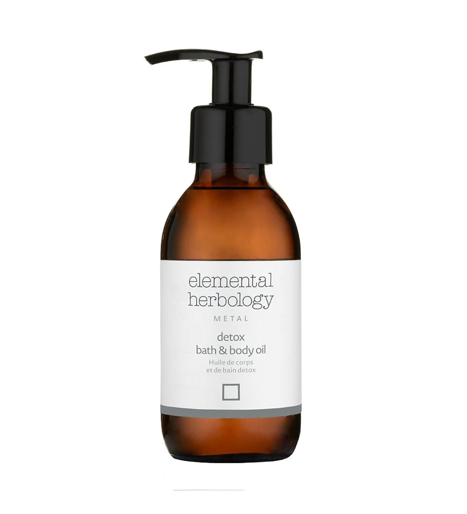 Elemental Herbology Detox Bath & Body Oil  5.0 Fl Oz- Dual-purpose Bath Oil or Body Oil  stimulates and purifies