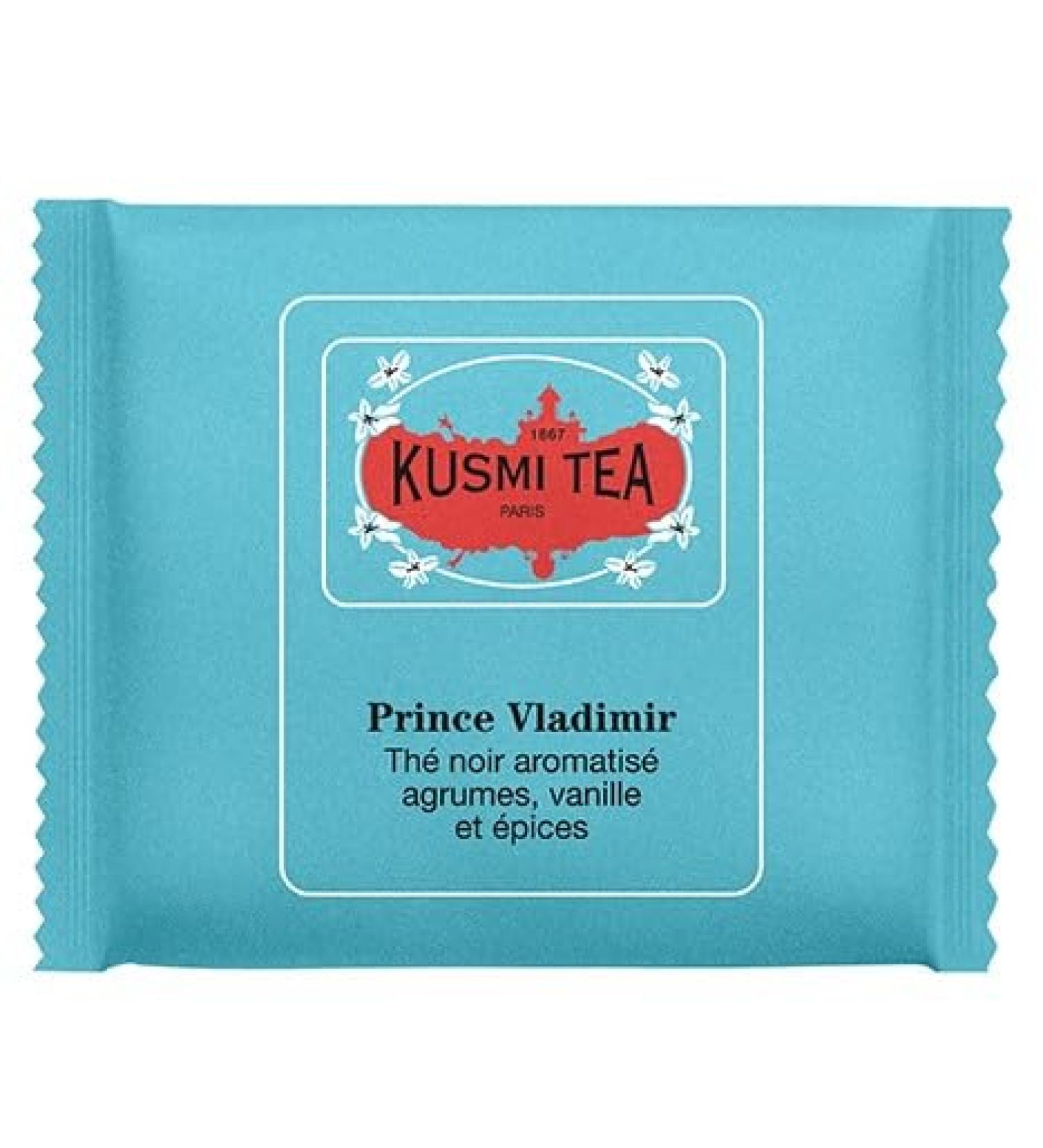 KUSMI TEA - PRINCE VLADIMIR ORGANIC - Box of enveloped tea bags (50)