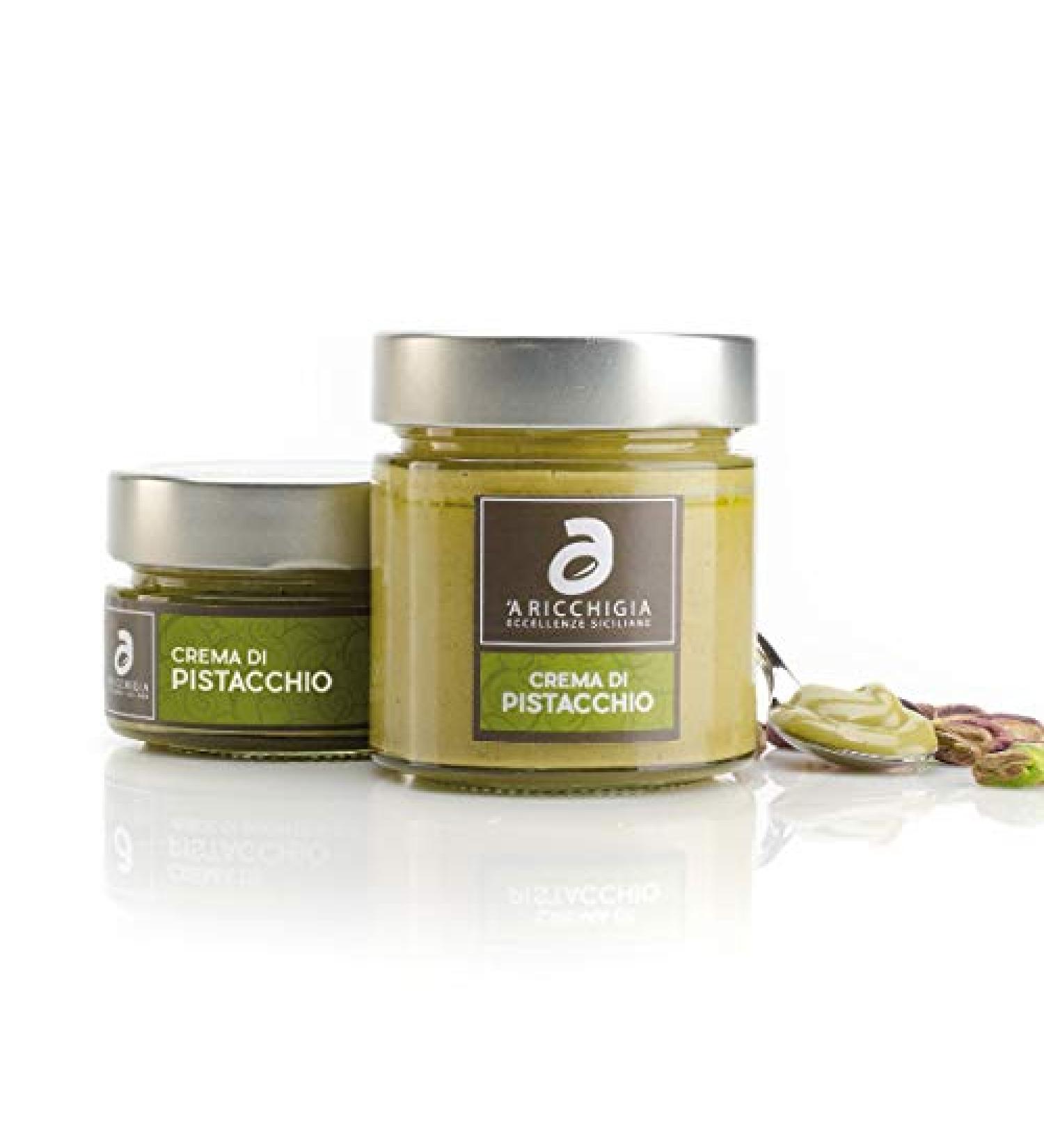 Pistachio cream with Sicilian pistachio. Italian gourmet specialties | 190g