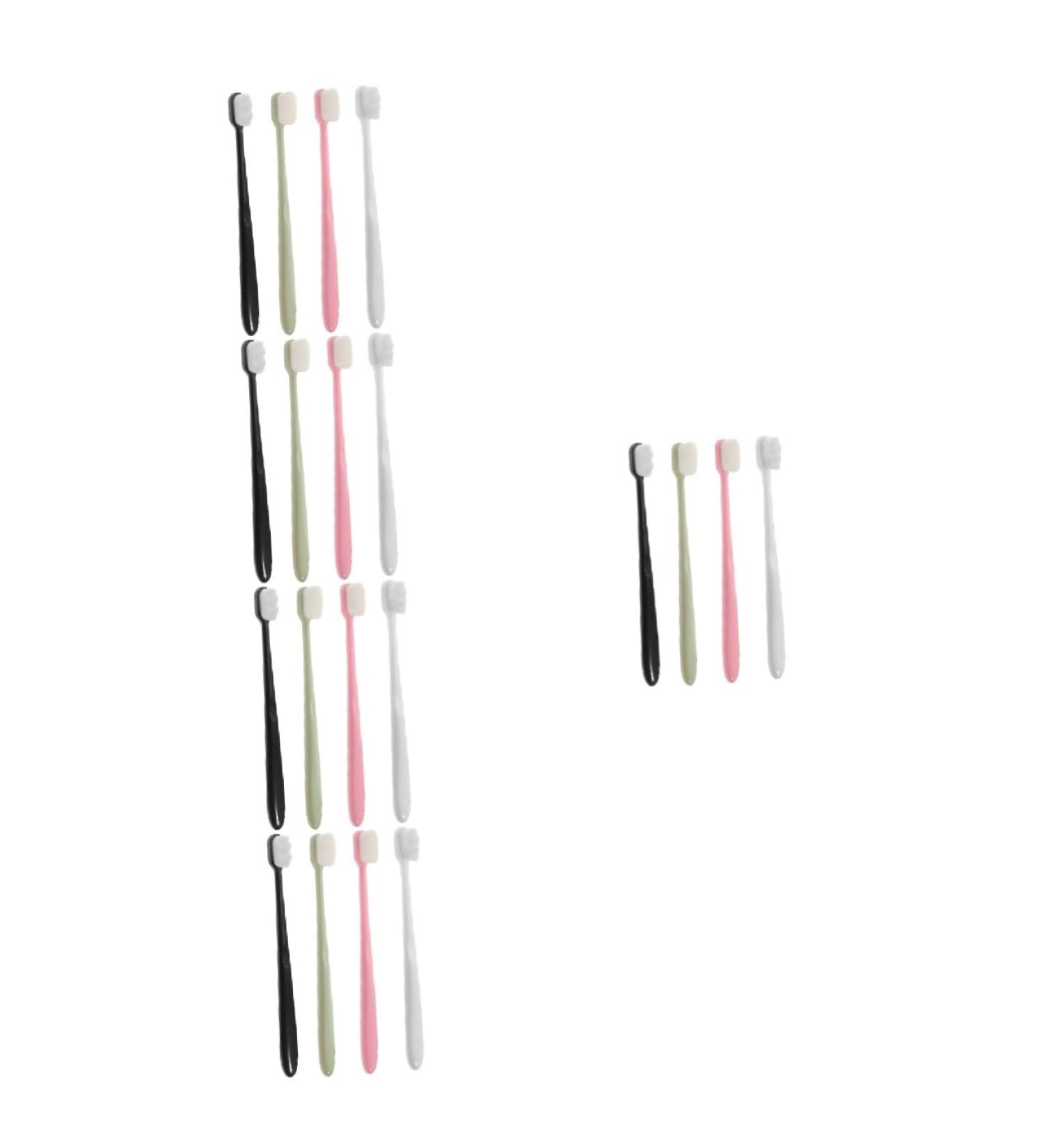 Frcolor 20 Pack Extra Soft Toothbrushes - Natural Bristles Perfect for Kids Sensitive Teeth Peppermint Flavor | International Shipping Available - Buy Online on GoSupps.com