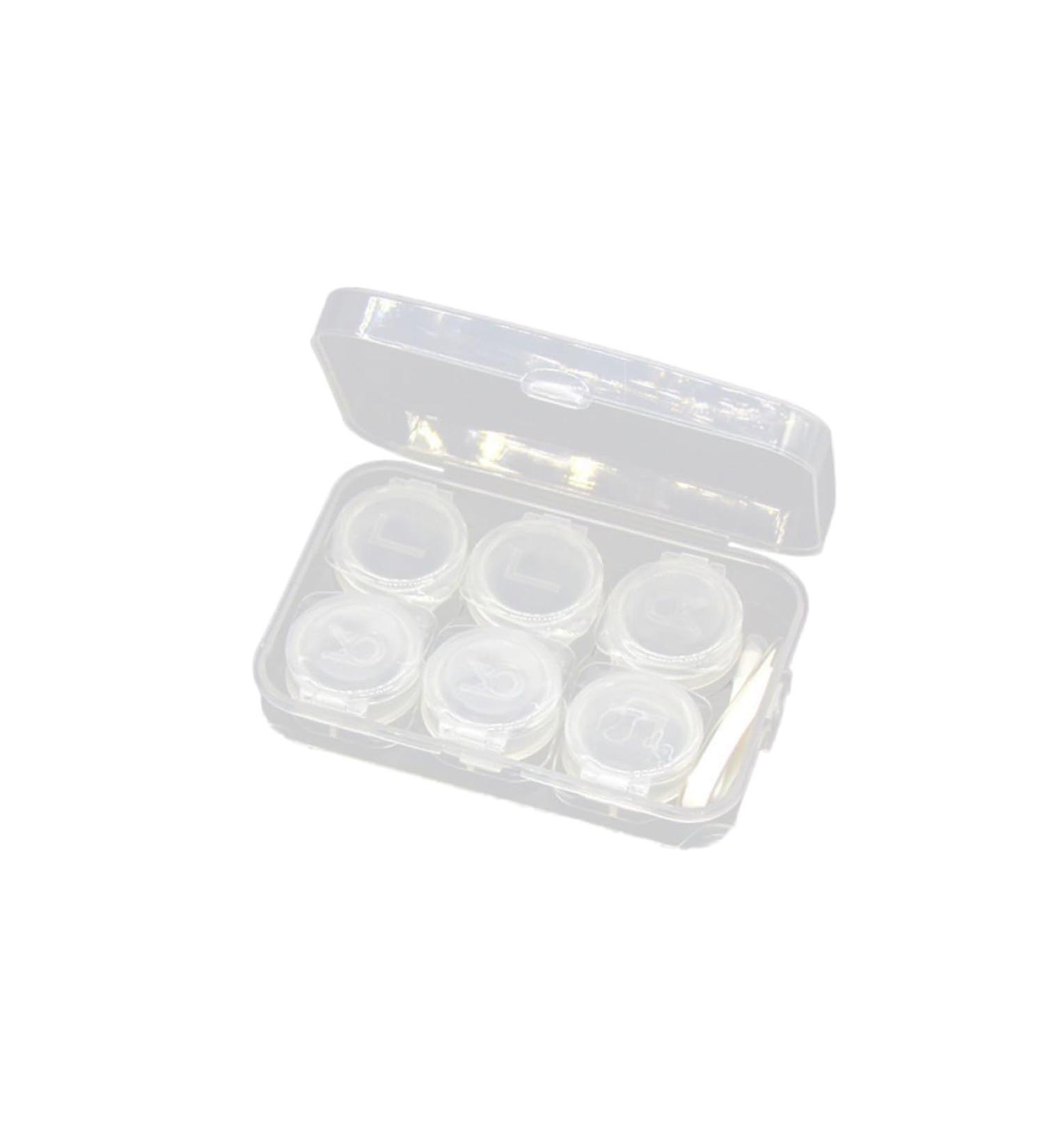 Buy SOLUSTRE 3pcs Invisible Lens Container Holder Perfect Lens Storage Solution for International Shipping - Buy Online on GoSupps.com