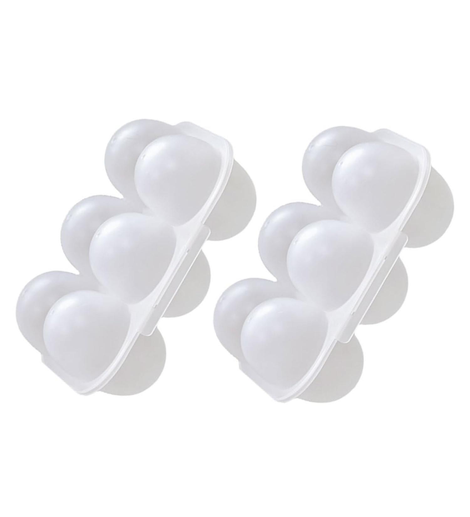 PRETYZOOM 2pcs Portable Egg Box Eggs Fridge Egg Container for Refrigerator Egg Boxes Travel Egg Tray Egg Plate - Buy Online on GoSupps.com
