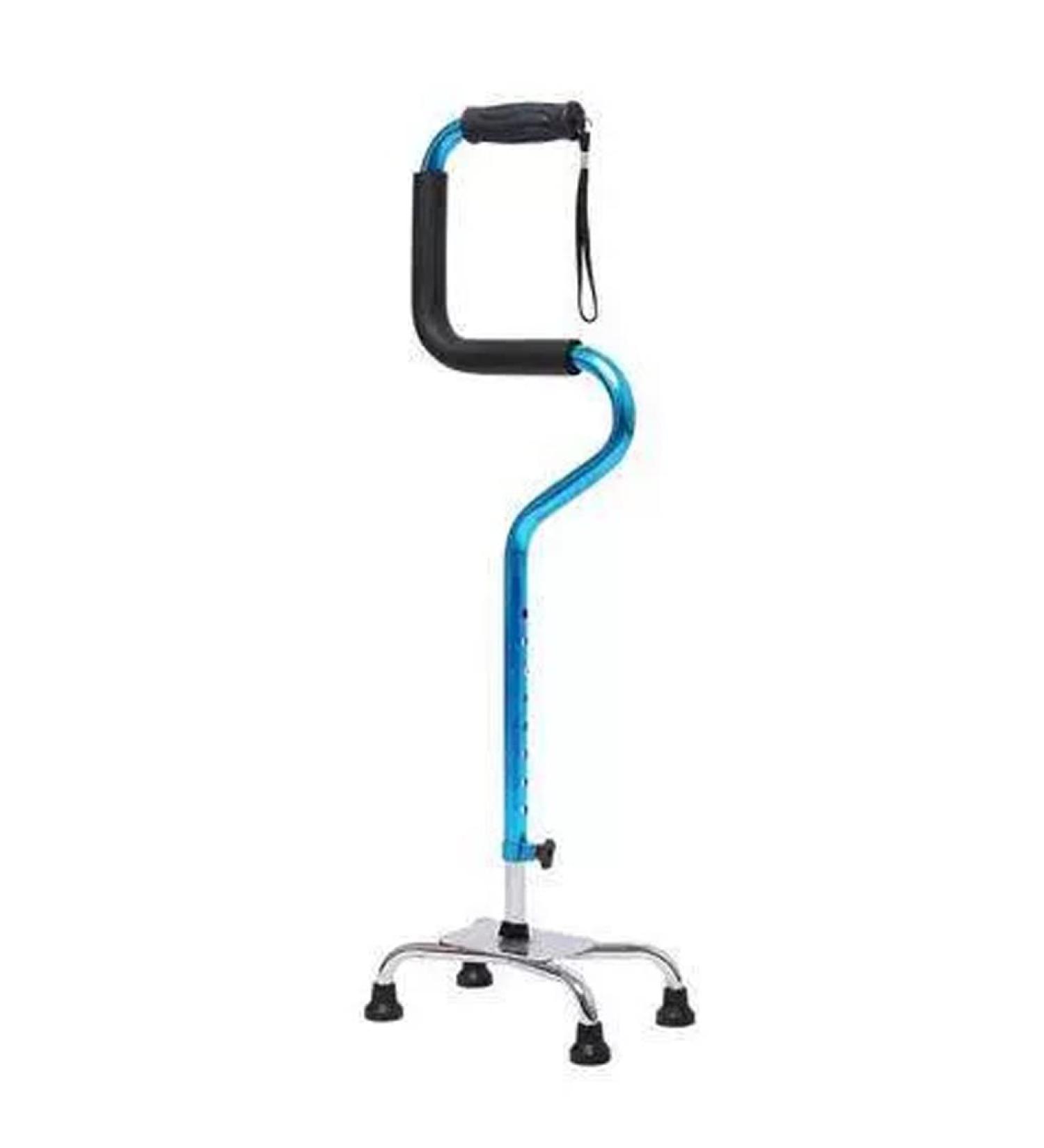 Crutches for The Elderly Four-Legged Four-Clawed Leg Crutches Non-Slip Crutches Lightweight Telescopic Cane Cane Eight Cane Crutch Cabinet for Men and Women (Color : Silver) Smooth Sailing Blue - Buy Online on GoSupps.com