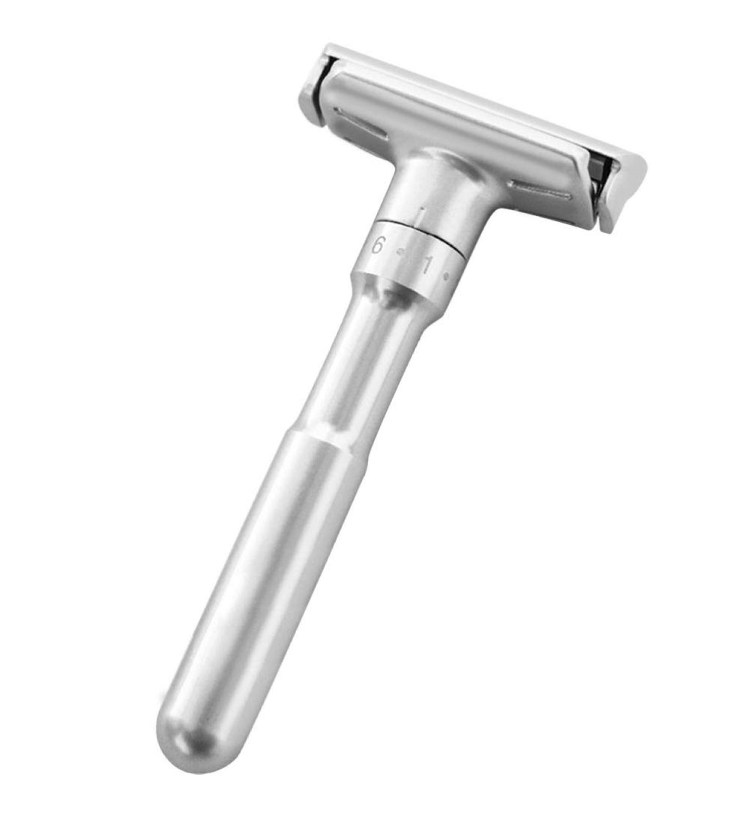 Beaupretty Adjustable Double Edge Razor - Safe Wet Shaving for Bald Heads with Clean Blades - Buy Online on GoSupps.com