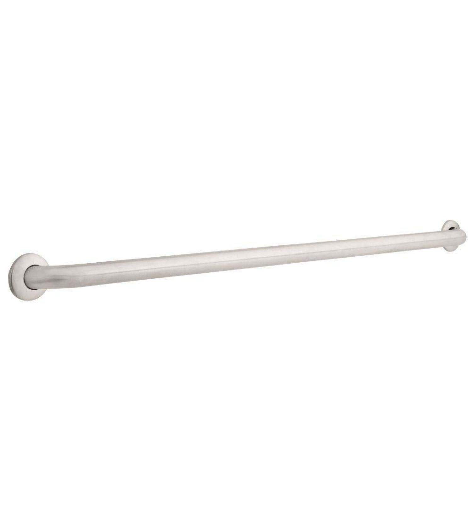 Safety First 5648 Concealed Mount Stainless Steel Bath and Shower Grab Bar - 1.5 x 48 Inch - Buy Online on GoSupps.com