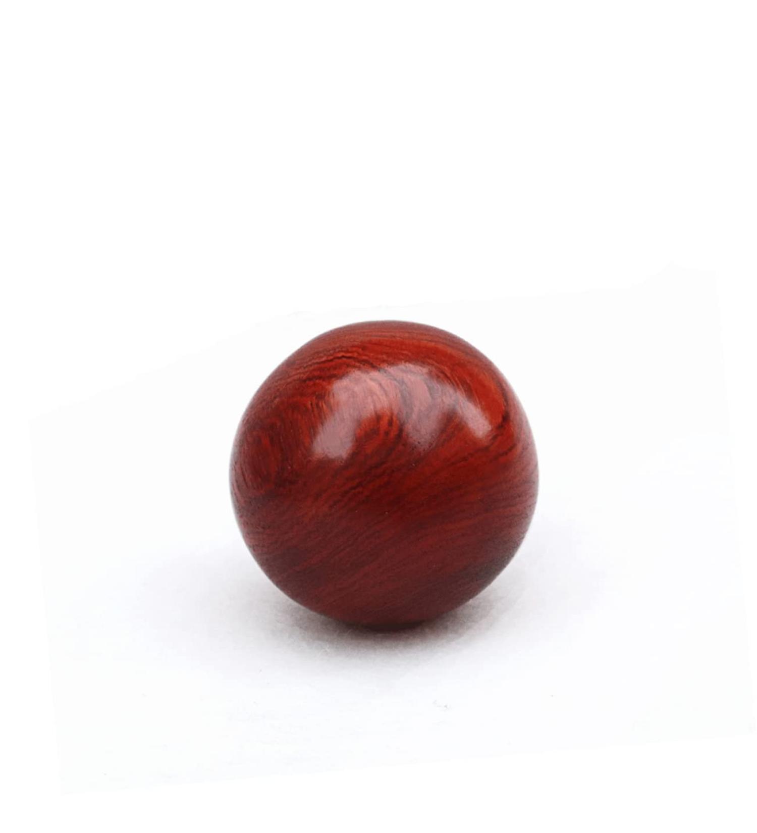 Partykindom 2nd Hand Massage Balls - Strengthen Wrist & Relieve Stress | Wooden Fitness Tool | 6cm Red Bamboo Gymnastics Balls - Buy Online on GoSupps.com