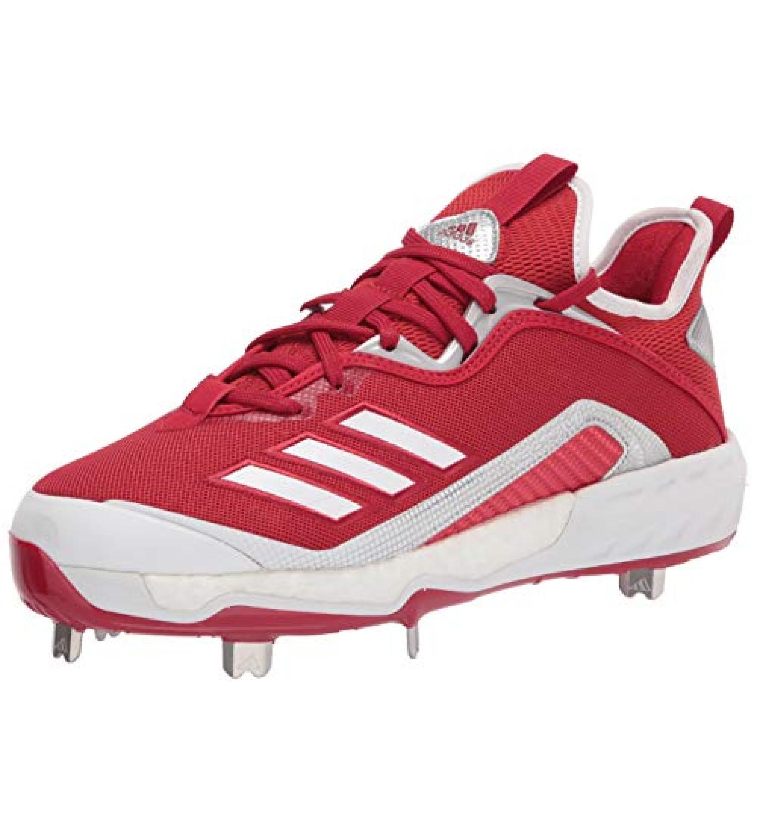 adidas FV9343 Men's Baseball Shoe Size 10 - Power Red/White/Silver - Buy Online on GoSupps.com