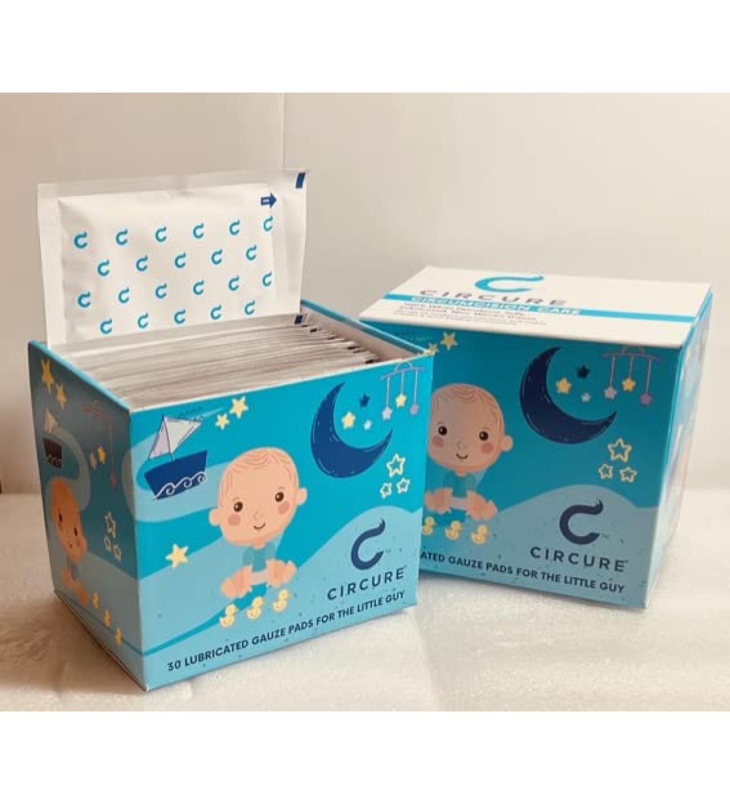 Circure Circumcision Bandage Lubricated with White Petroleum Jelly for Newborns | Baby Boy Wound Care and Diaper Rash Relief - Buy Online on GoSupps.com