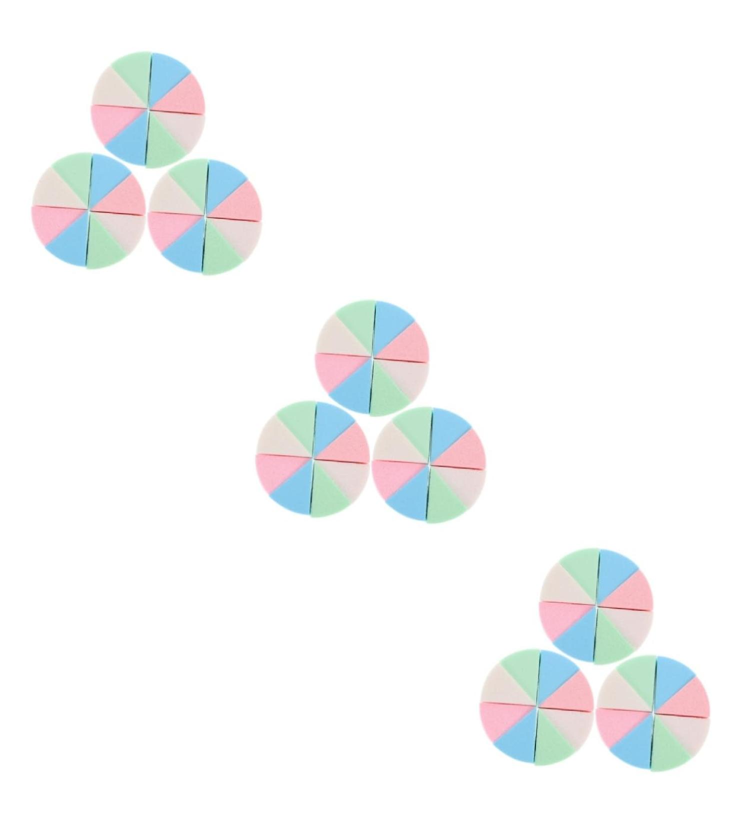 MAGICLULU 9 Sets Triangular Sponge Puff White Sponge Setting Powder Puff Makeup Blending Sponge Triangle Makeup Powder Puff Wedge Makeup Sponge Makeup Puff Hairpin Miss Face - Buy Online on GoSupps.com
