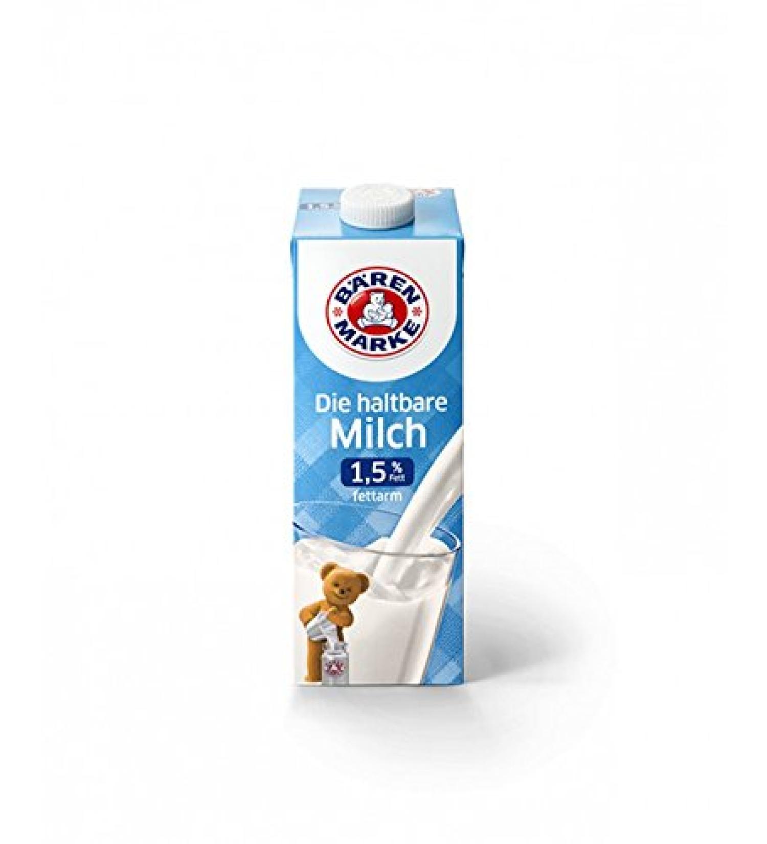 B renmarke The long-life Alpine milk 1.5% fat 12 x 1 L