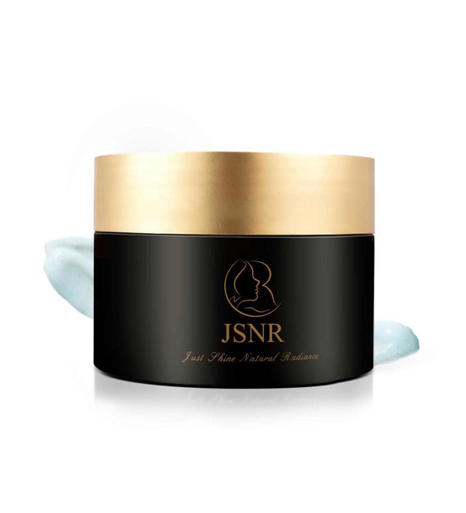 JSNR Exfoliating Deep Cleansing Cream Gentle Face Cleanser for Pores & Blackheads Collagen + Hyaluronic Acid Formula Brightens & Smooths Skin exfoliation skincare 100ml - Buy Online on GoSupps.com