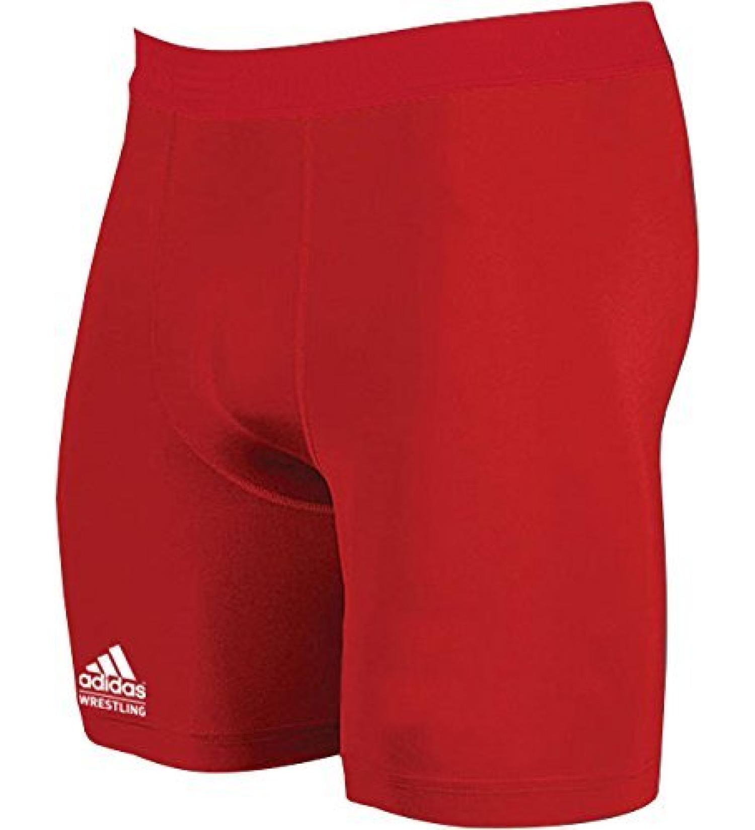adidas Compression Shorts YS: Red Misc.