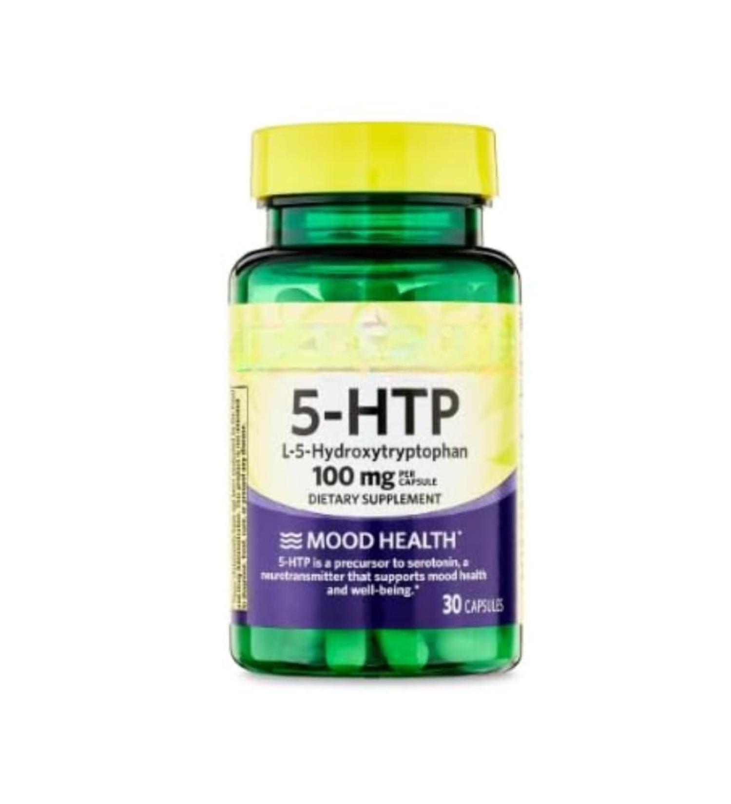 SEDLAV 5-HTP Capsules 100 mg 30 Count Sticker