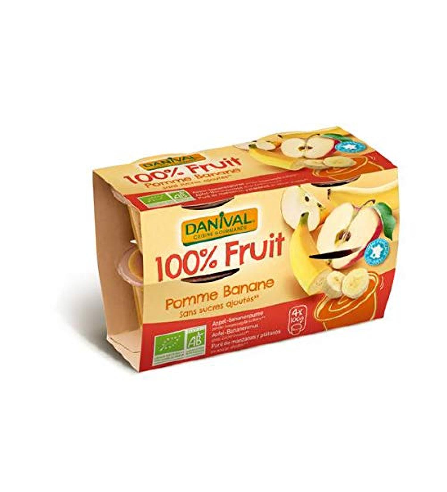 Apple Banana Dessert 4x100g Organic -
