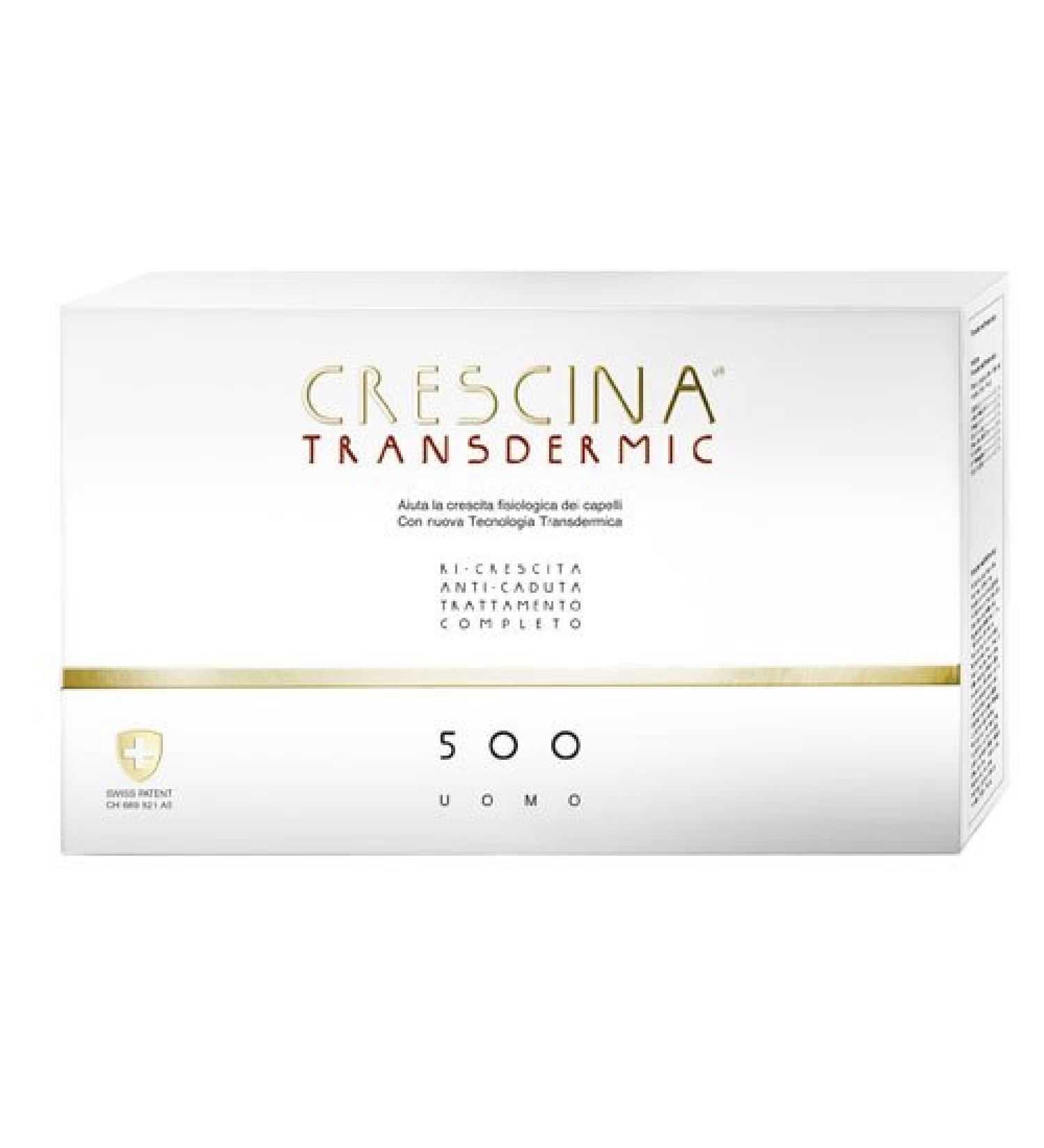 LABO CRESCINA TRANSDERMIC COMPLETE RI-CRESCITA + ANTI-CADUTA 500 Hair Care Men 10+10 Pig