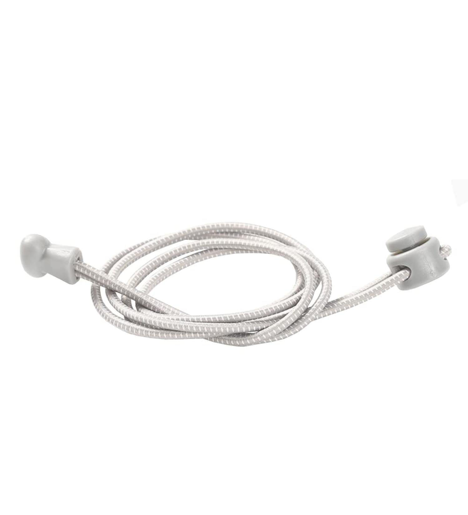 Buy Bupimufi Elastic Shoe Straps - No Binding Quick Lock Laces for Kids - Light Gray & White - International Shipping Available - Buy Online on GoSupps.com