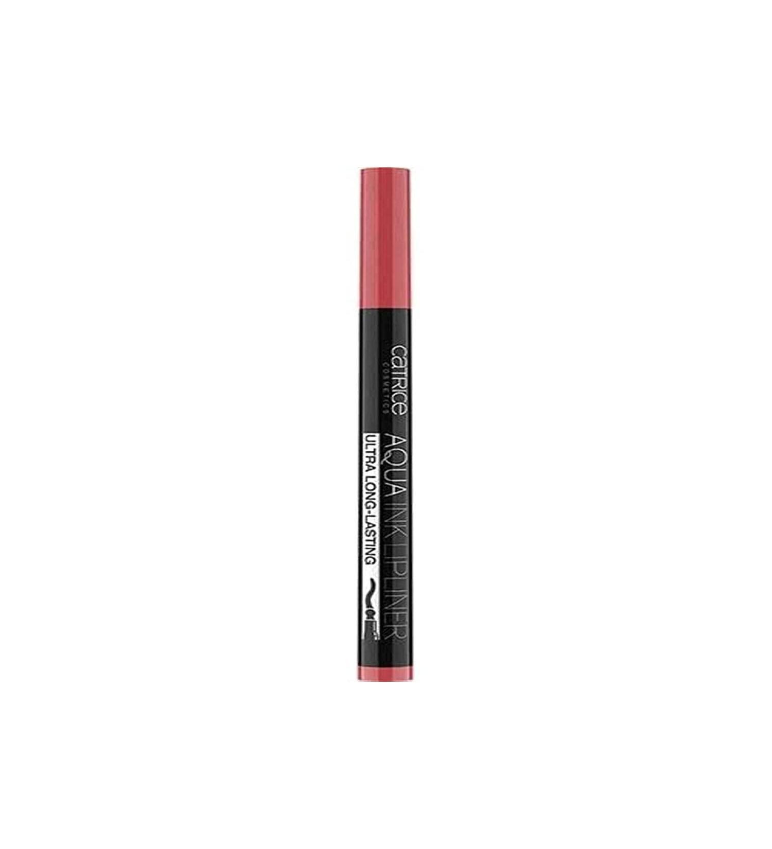 Catrice Aqua Ink Lipliner No. 100 Spicy Papaya - Long-Lasting Matt Vegan Lip Contour Pencil (1ml) | Extremely Durable & Color-Intensive - Buy Online on GoSupps.com