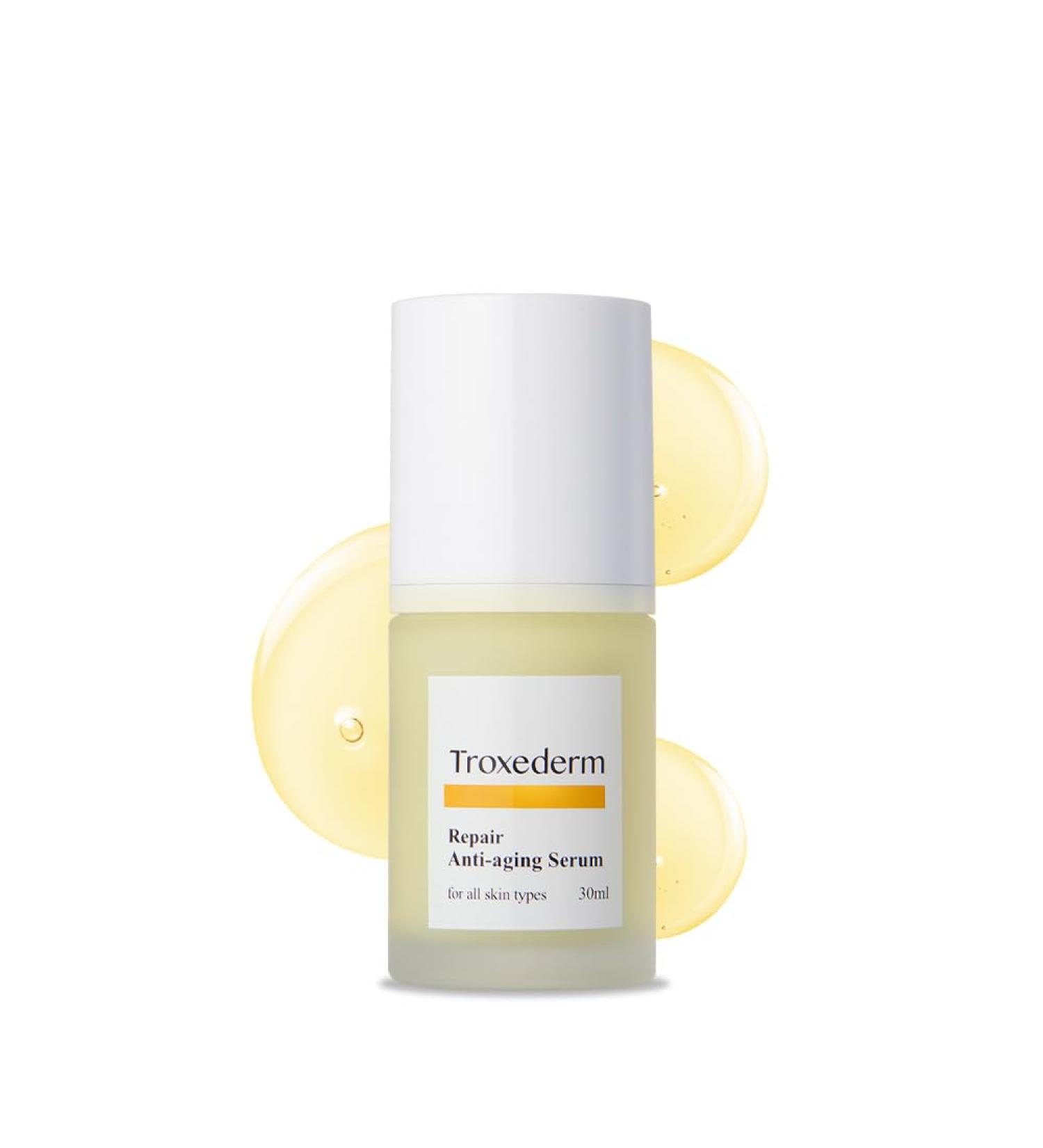Premium Repair Serum | Hydrating Facial Serum with Niacinamide Troxerutin & Centella Asiatica - All Skin Types - 1.01 Fl. Oz - International Shipping Available - Buy Online on GoSupps.com