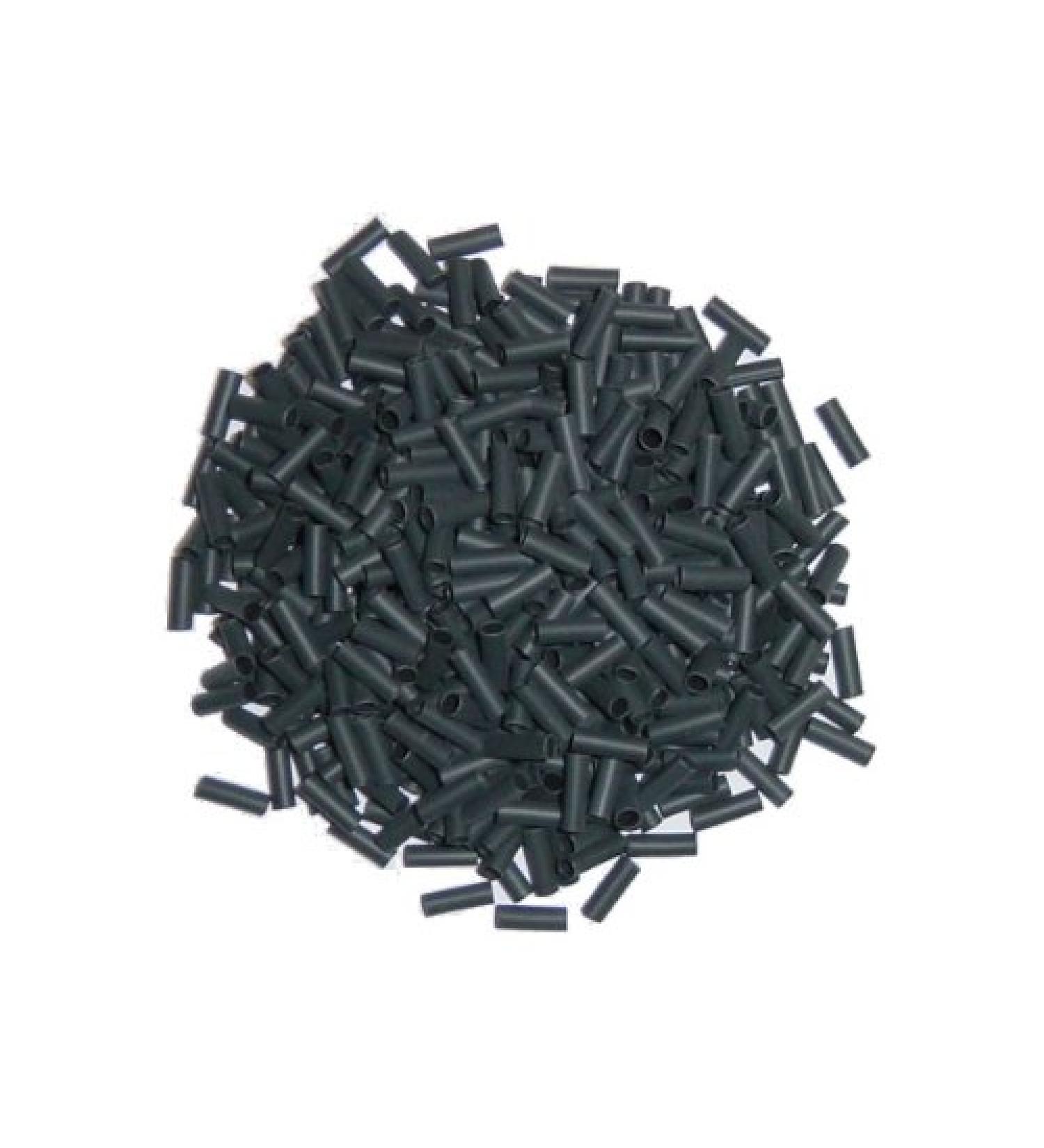 MilleniumHair 100 Shrinkies - Shrink Links - Shrink Sleeves - Black - Extensions - Hair Extension