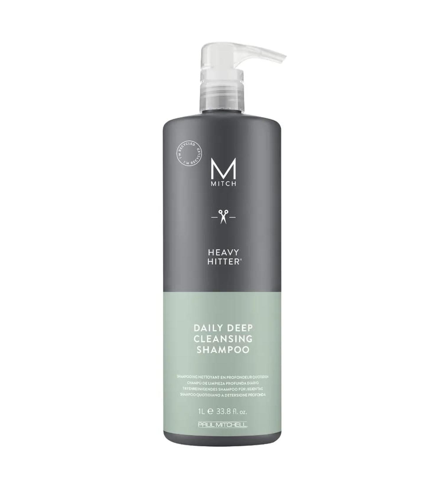 Paul Mitchell MITCH Heavy Hitter Daily Deep Cleansing Shampoo for Men - 33.8 Fl Oz - All Hair Types - Buy Online on GoSupps.com