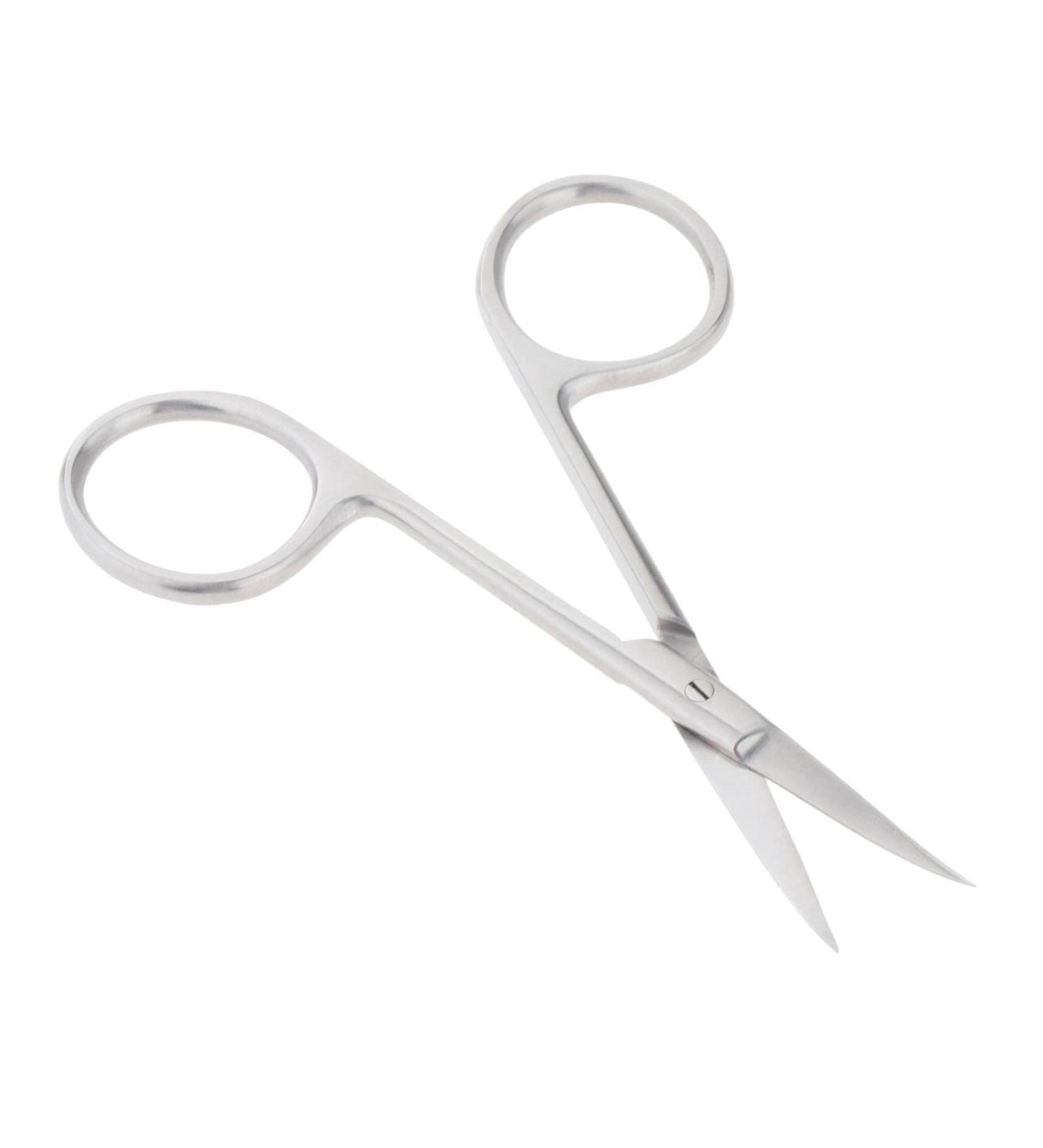 Cuticle Scissors Portable Durable Curved for Nail Care Facial Hair Eyebrows Style 1 - Buy Online on GoSupps.com