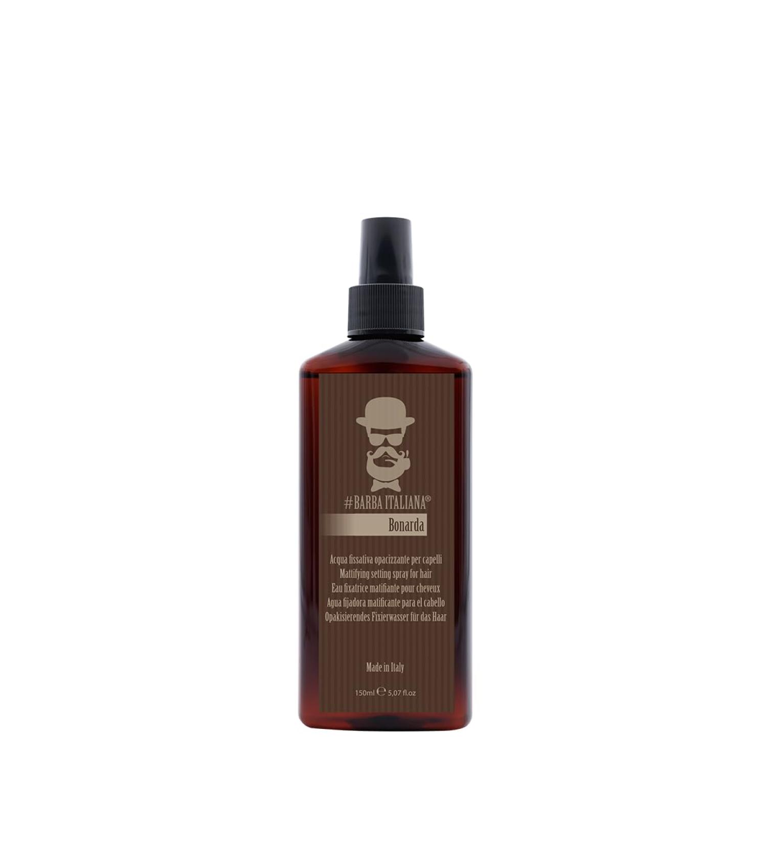 Bonarda Mattifying Fixing Hair Spray for Men 150/5.07flOz - Strong Hold with Matte Finish