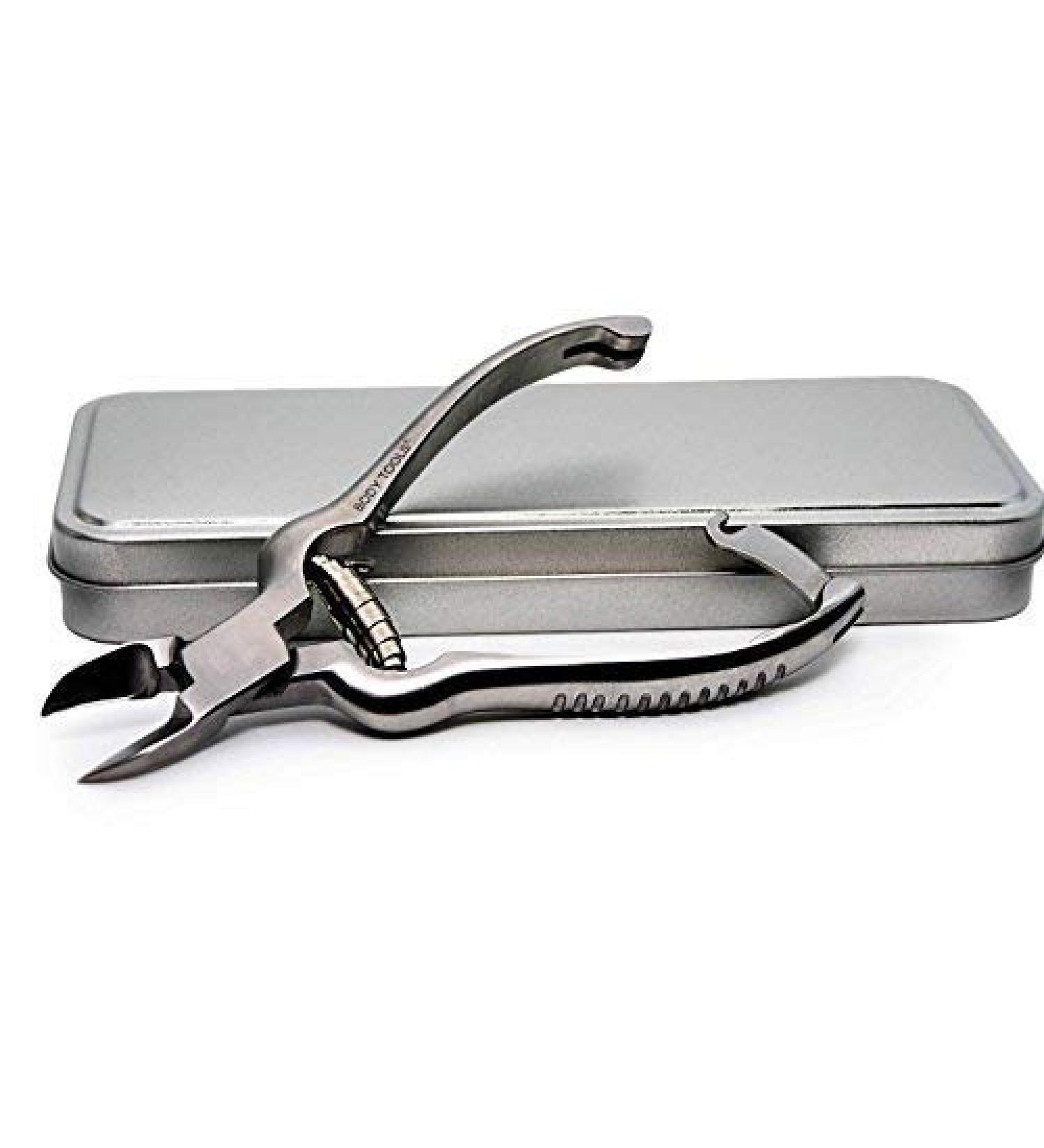 Toe Nail Cutter/Clipper Stainless Spring Action with Safety Lock Nail Cutter with The Corme Finishing - Buy Online on GoSupps.com