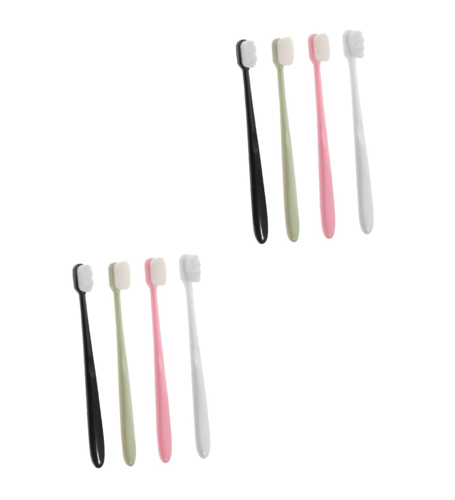 Beaupretty 8-Pack Soft Travel Toothbrush Set - Perfect Gift for Travelers & Pregnant Women - Cosmetic Cleaning Brushes - Buy Online on GoSupps.com