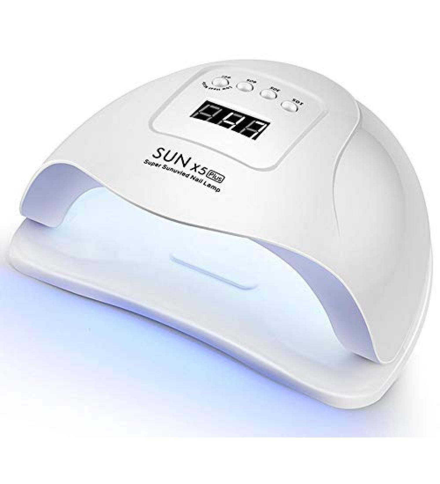 MUPACK 80W UV LED Nail Lamp - Professional Gel Nail Dryer with LCD Screen & 4 Timers | Removable Base | Best for All Gels - Buy Online on GoSupps.com