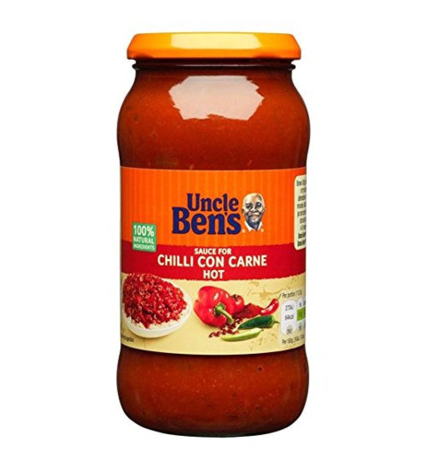 UNCLE BEN'S Uncle Bens Chili con carne Hot sauce 450g