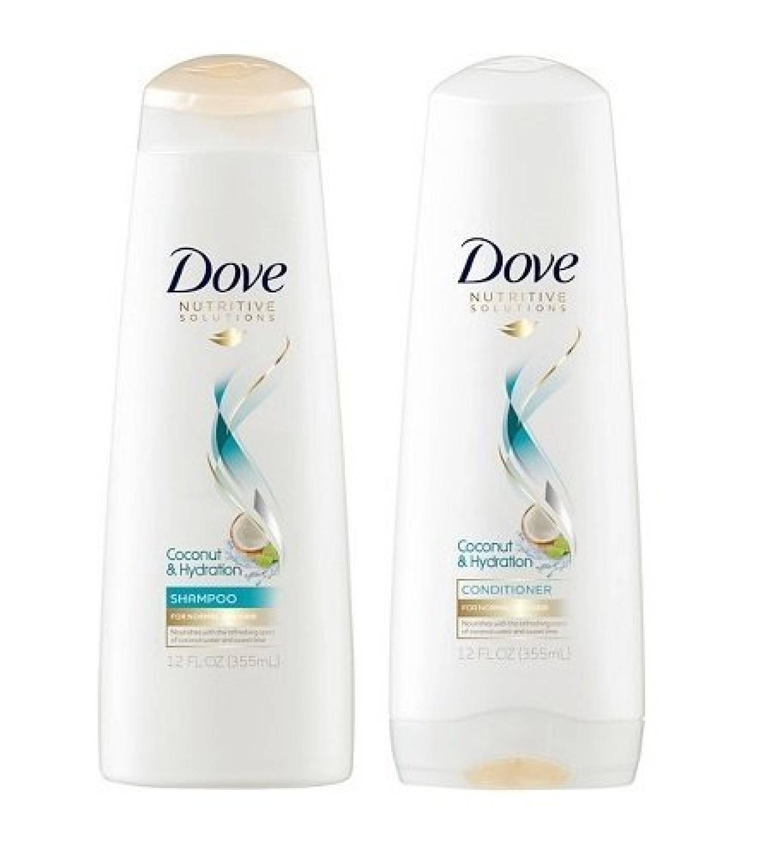 Dove Nutritive Solutions Coconut & Hydration Shampoo & Conditioner  12 Fl. Oz. Each