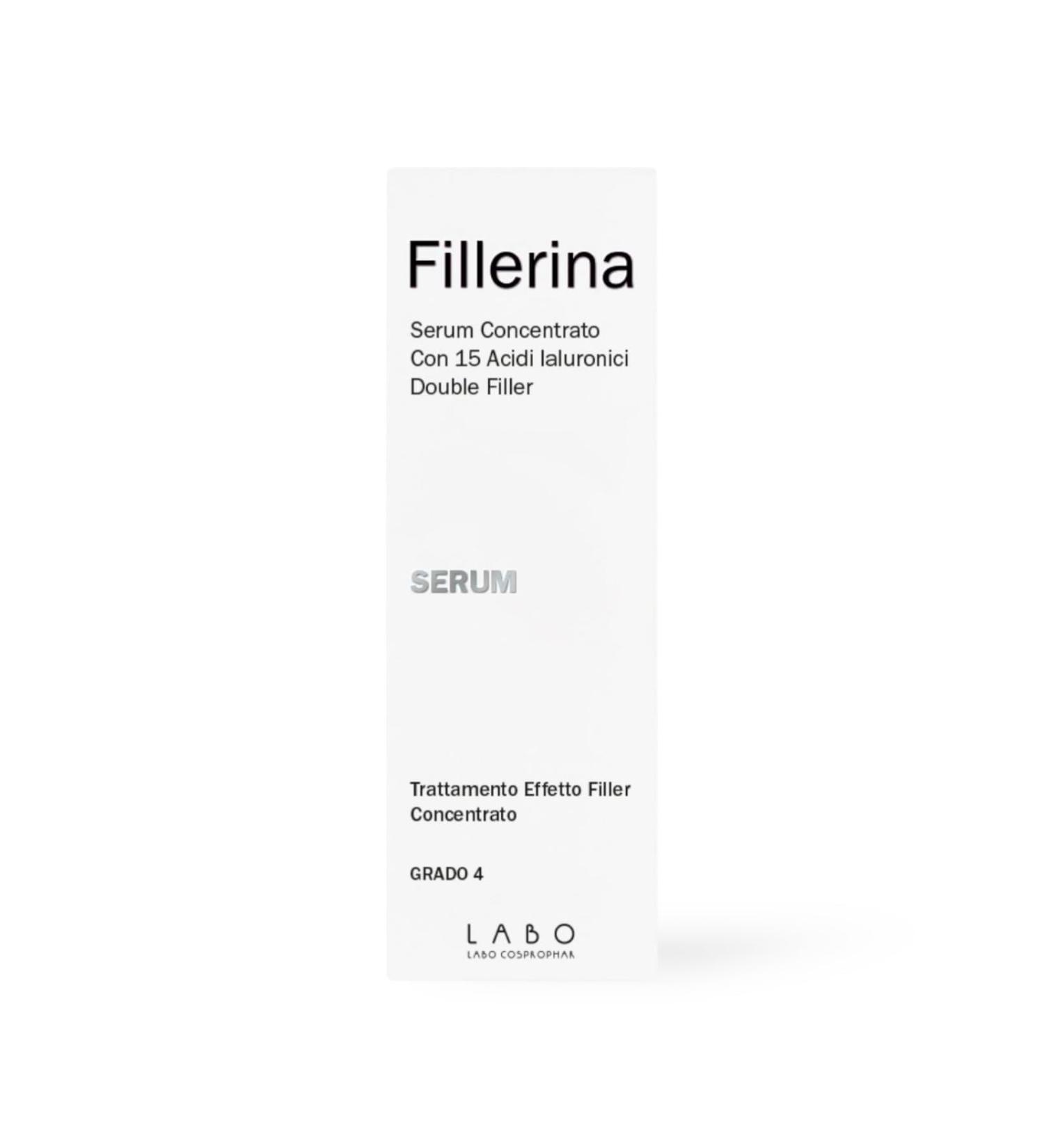 Fillerina 15HA S rum Concentr Effet Lifting Anti-Rides Intensif Visage Combleur de Rides Profondes Hydratation Intense Grade 4 30 ml