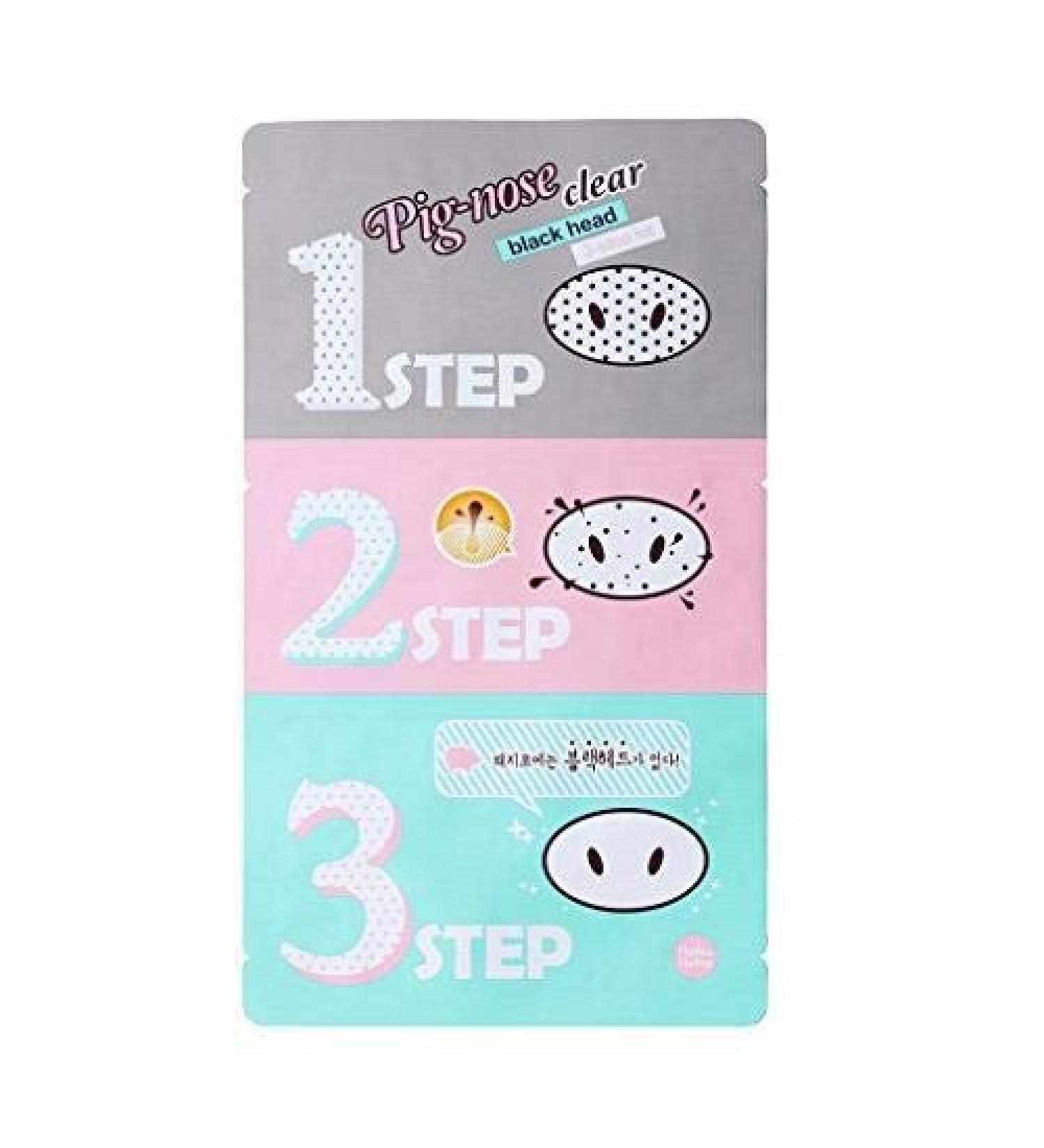 Holika Holika Pig Nose Clear Black Head 3-Step Kit x 5 Set