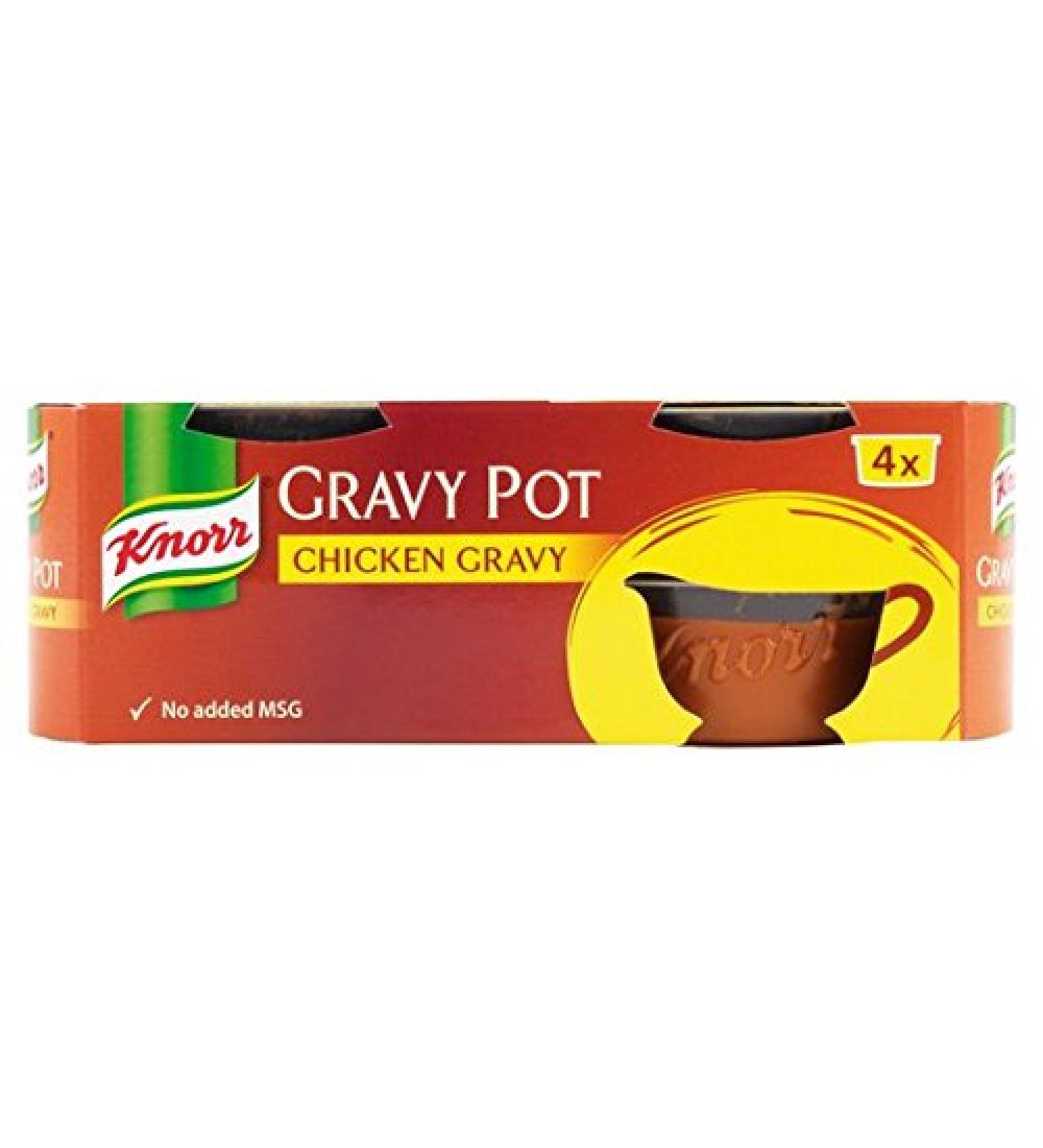 Knorr Knorr Poulet Gravy Pot 4 x 28 g