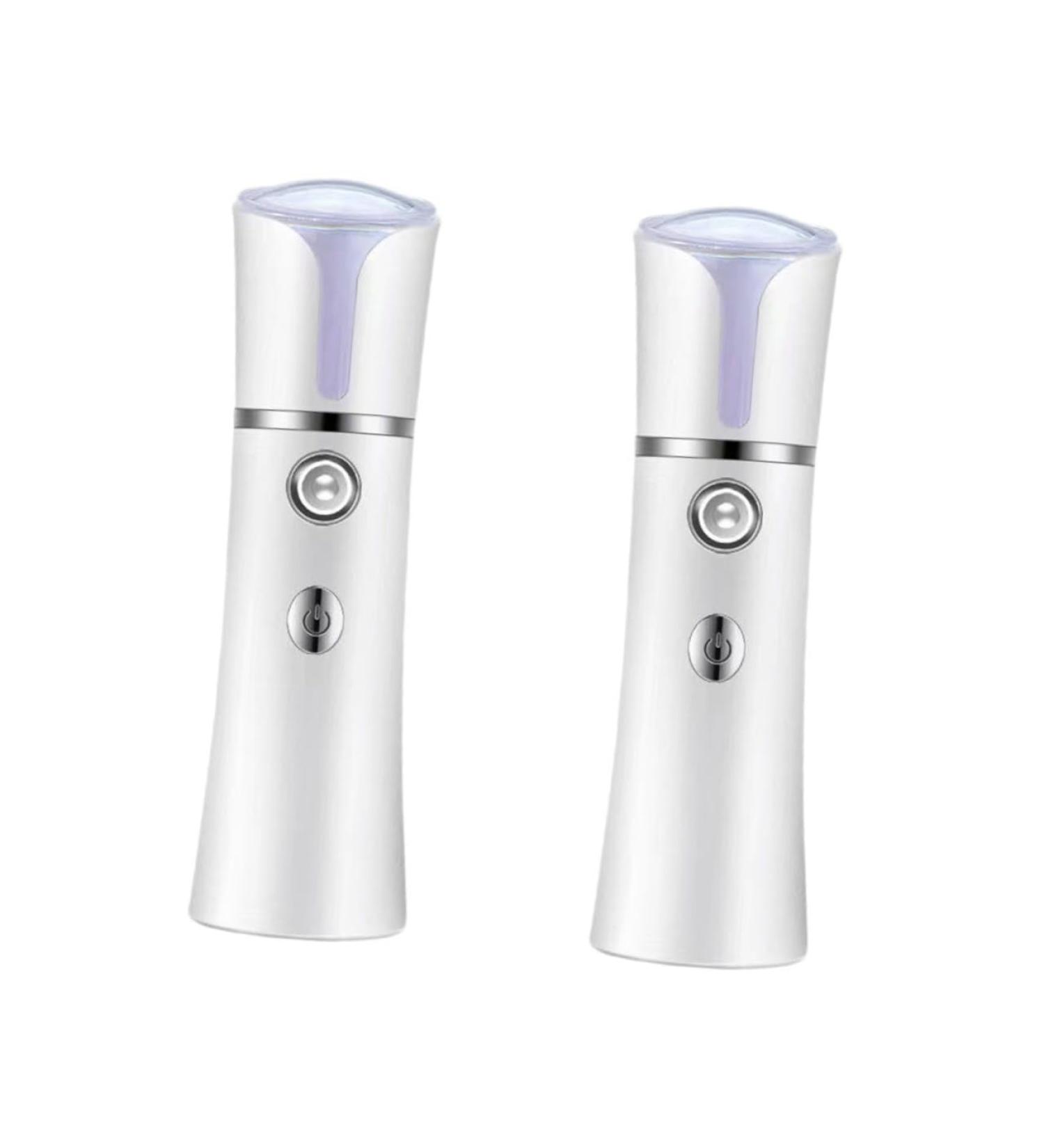 FRCOLOR 2 pcs Cold Evaporator Spray Charging Handheld Usb Nano Hydrator Face Humidifier White 14.1x4cmx2pcs Whitex2pcs - Buy Online on GoSupps.com